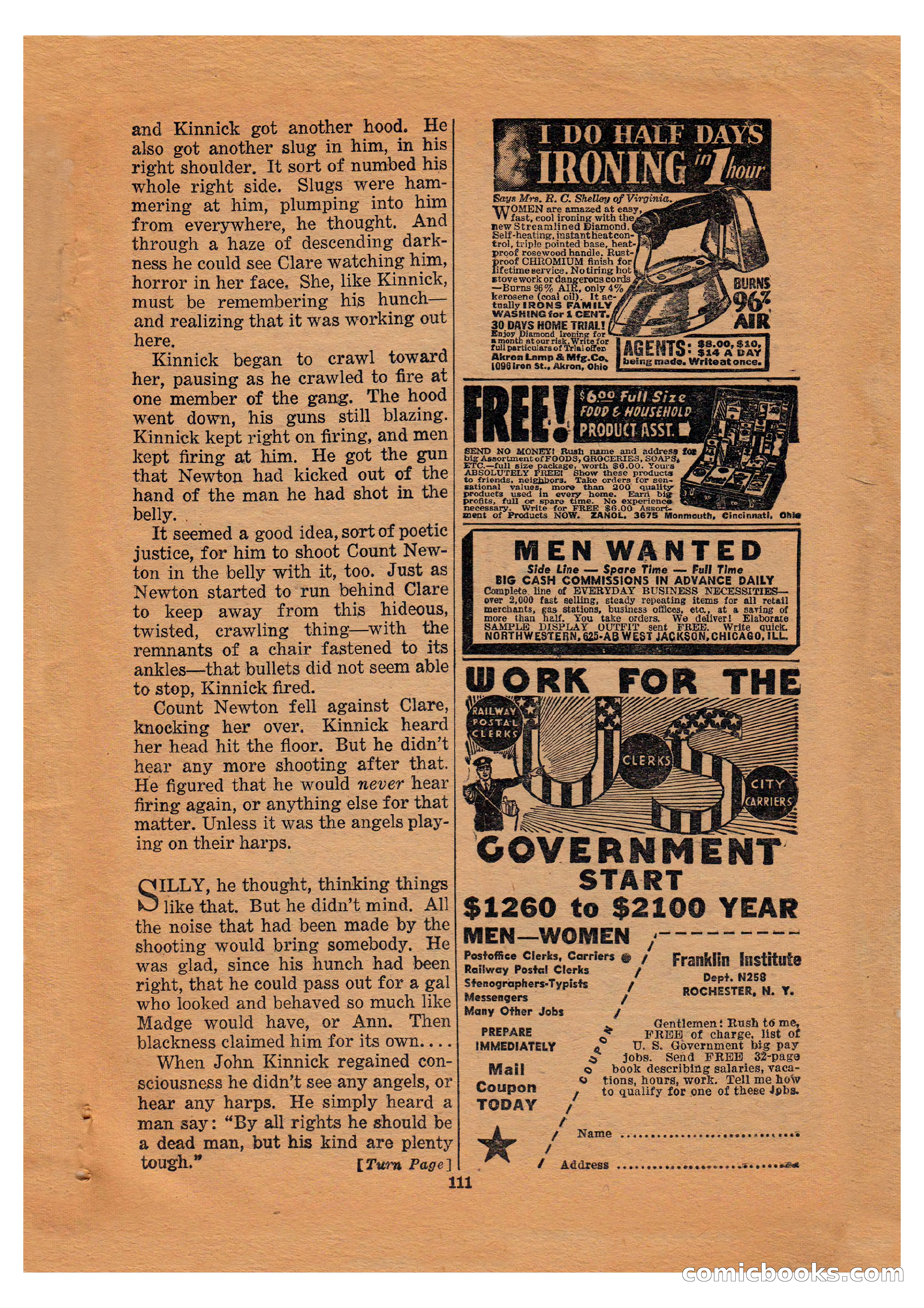 The Phantom Detective (April 1941) — page 111 of 116