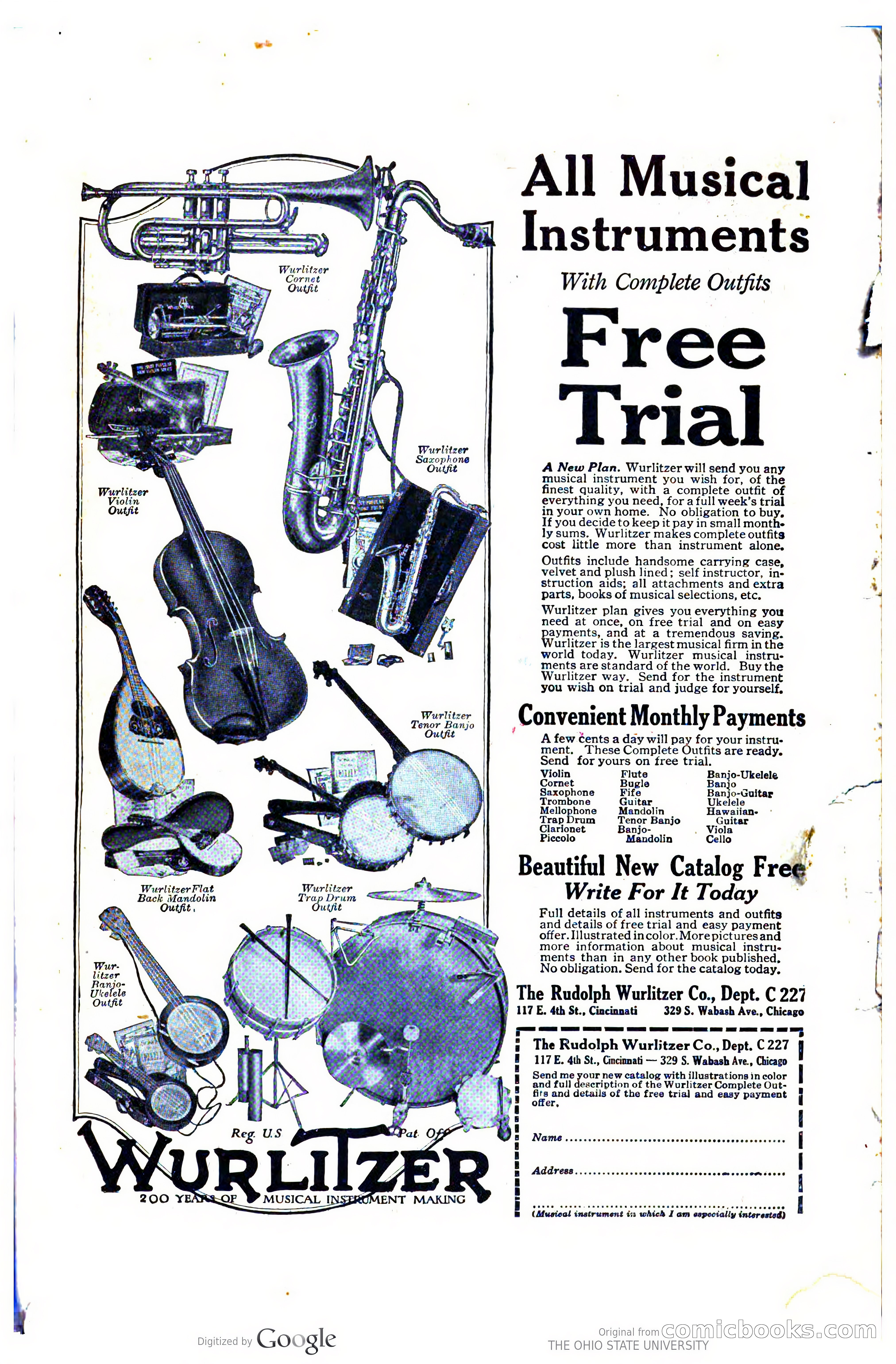 Argosy All-Story Weekly, Vol. 124, No. 3 — page 207 of 208