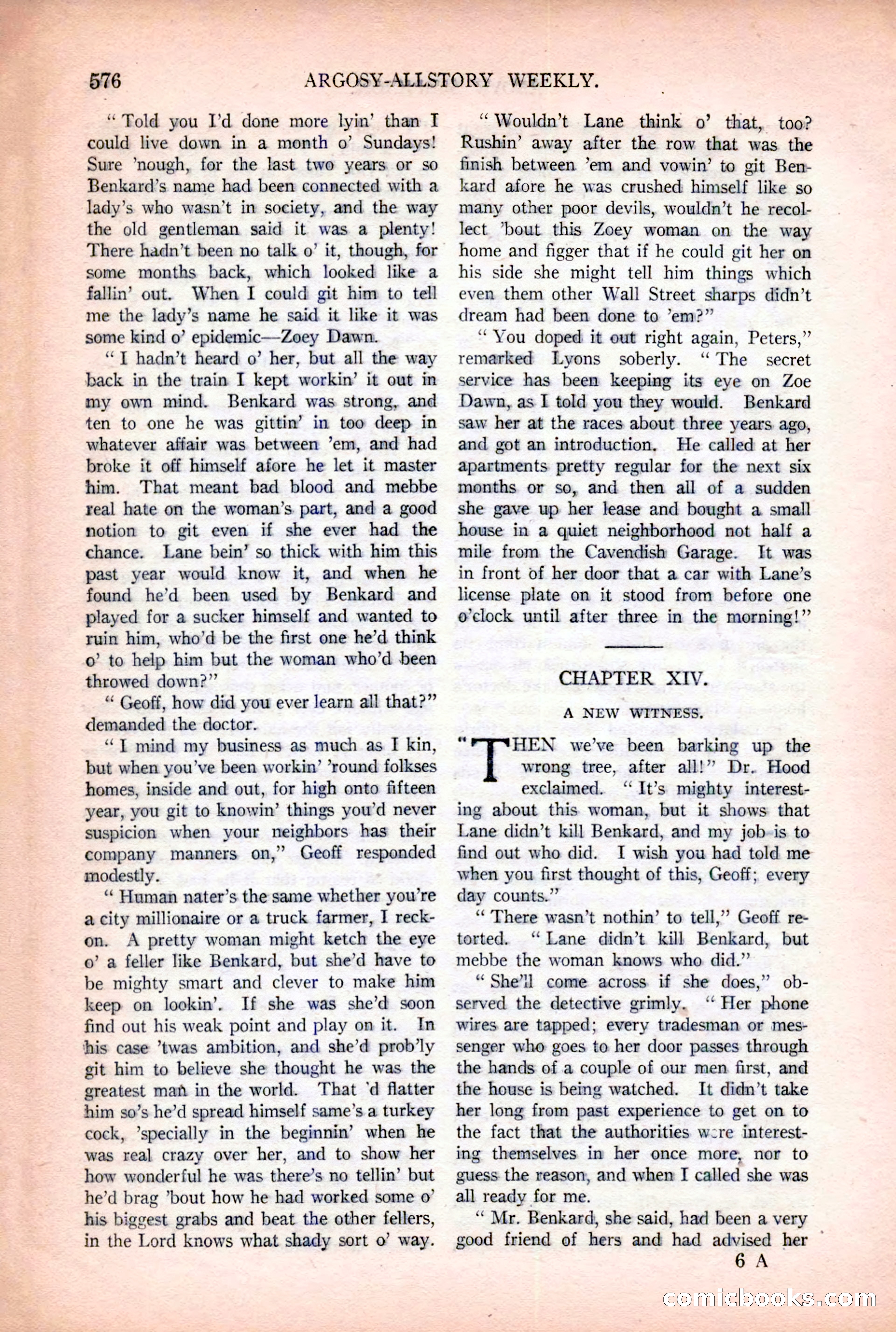 Argosy All-Story Weekly — page 106 of 176