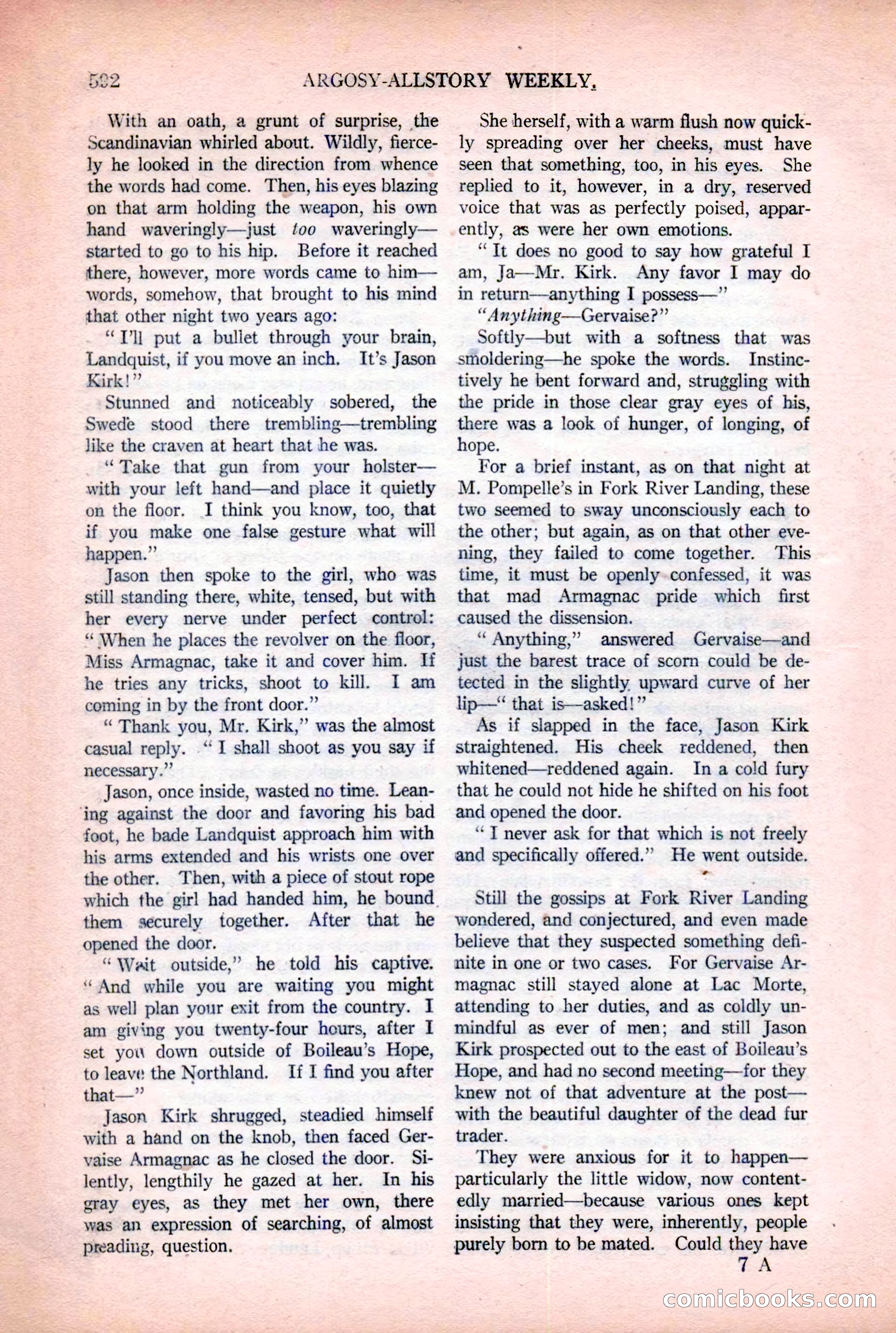 Argosy All-Story Weekly — page 122 of 176