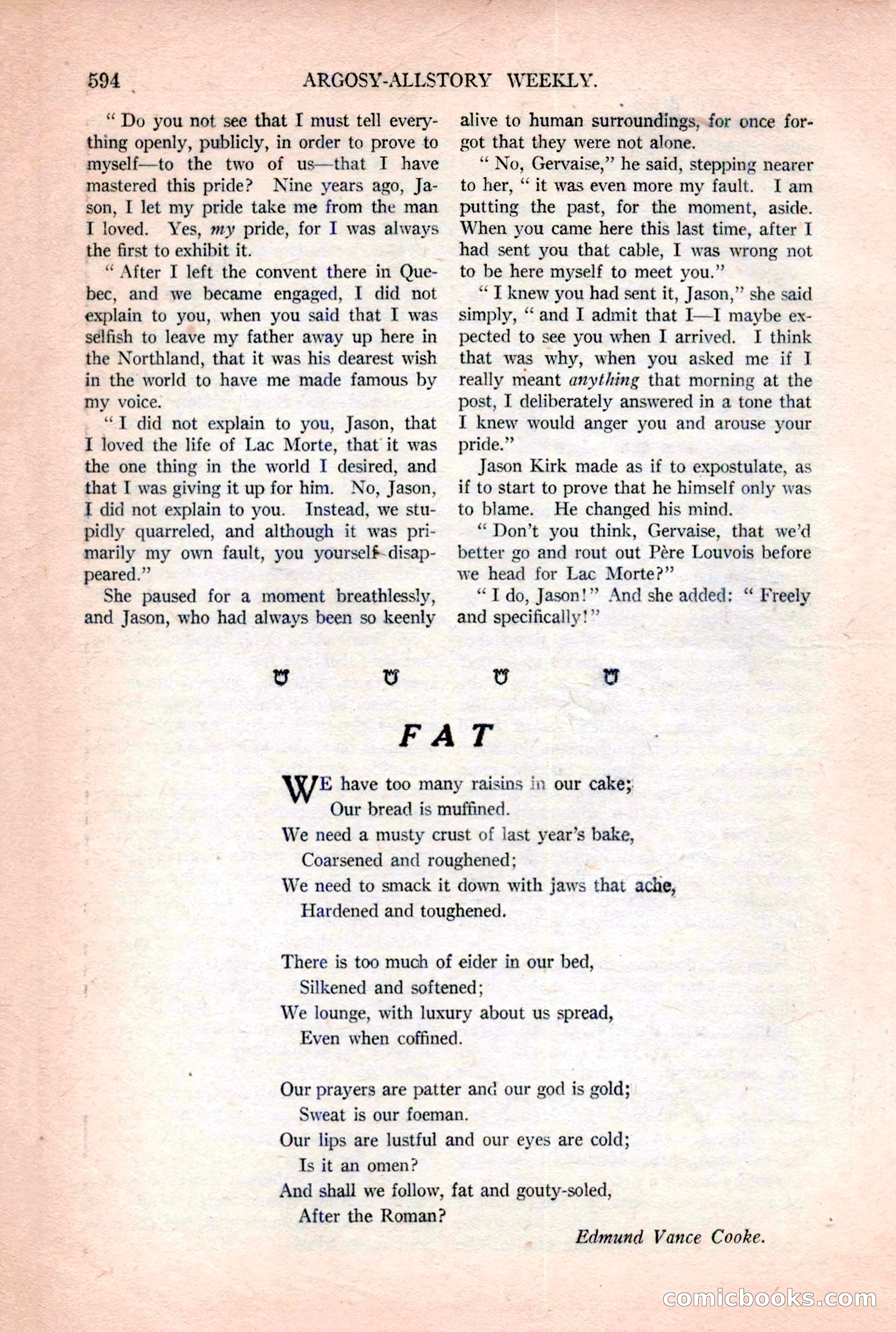 Argosy All-Story Weekly — page 124 of 176