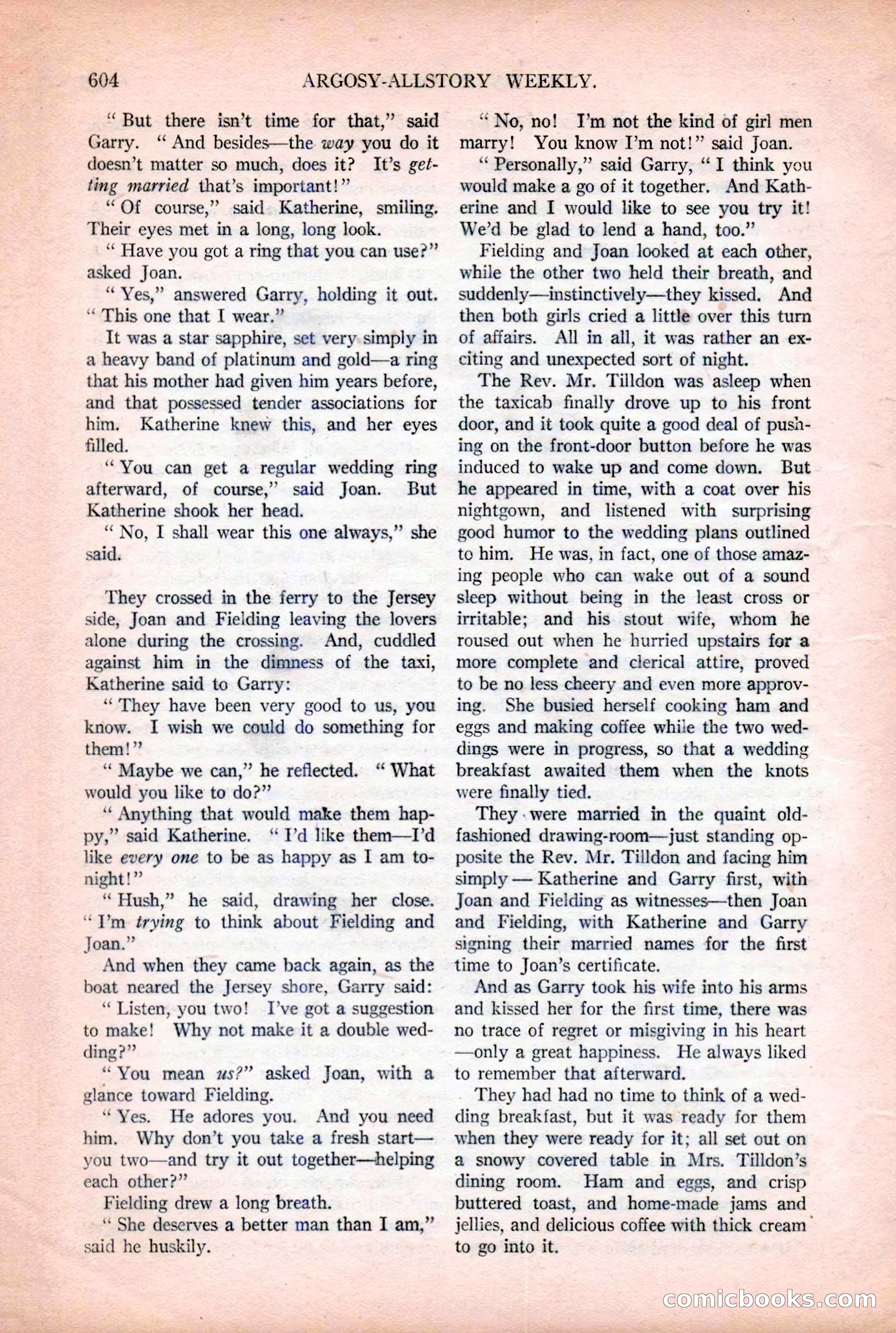 Argosy All-Story Weekly — page 134 of 176