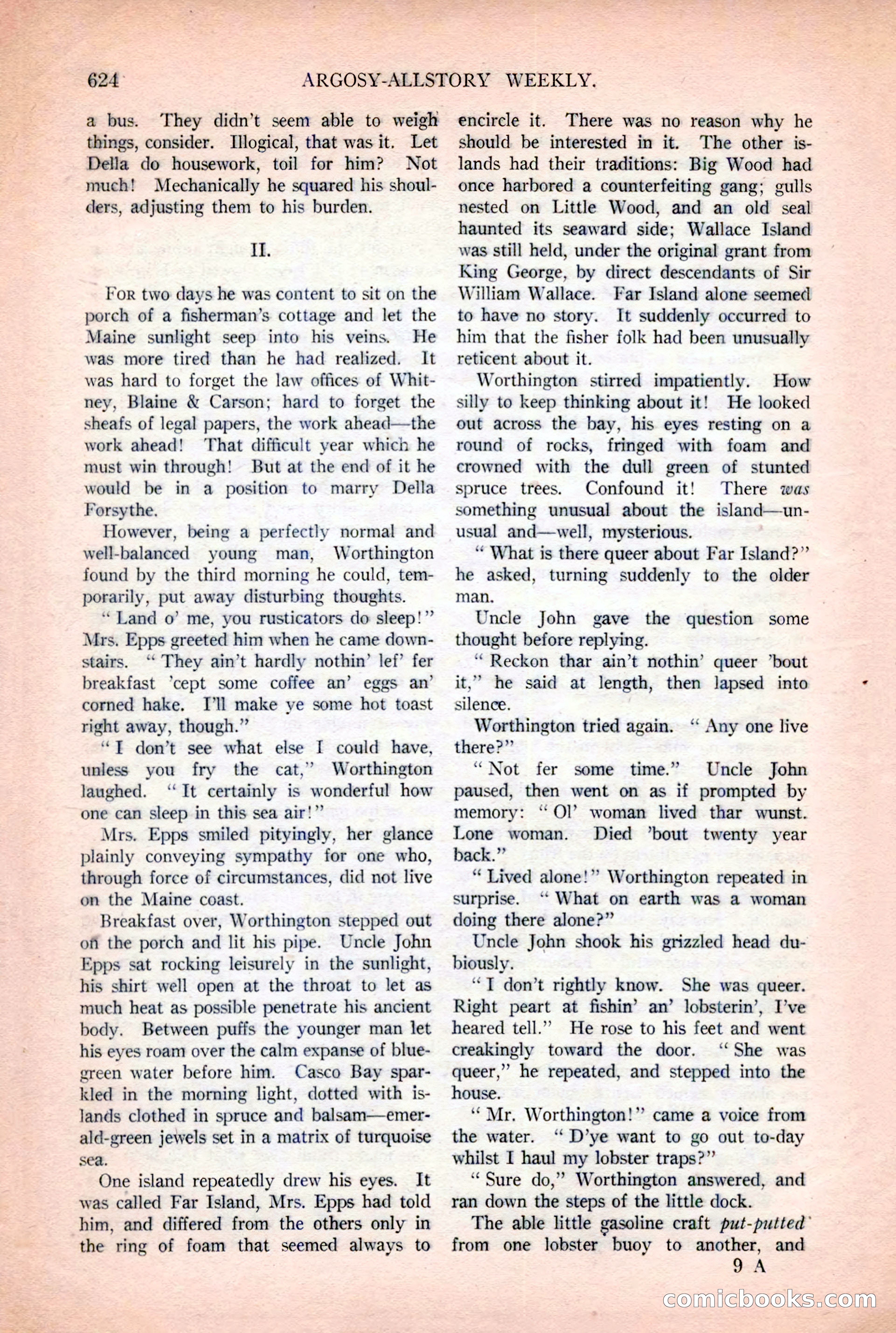 Argosy All-Story Weekly — page 154 of 176