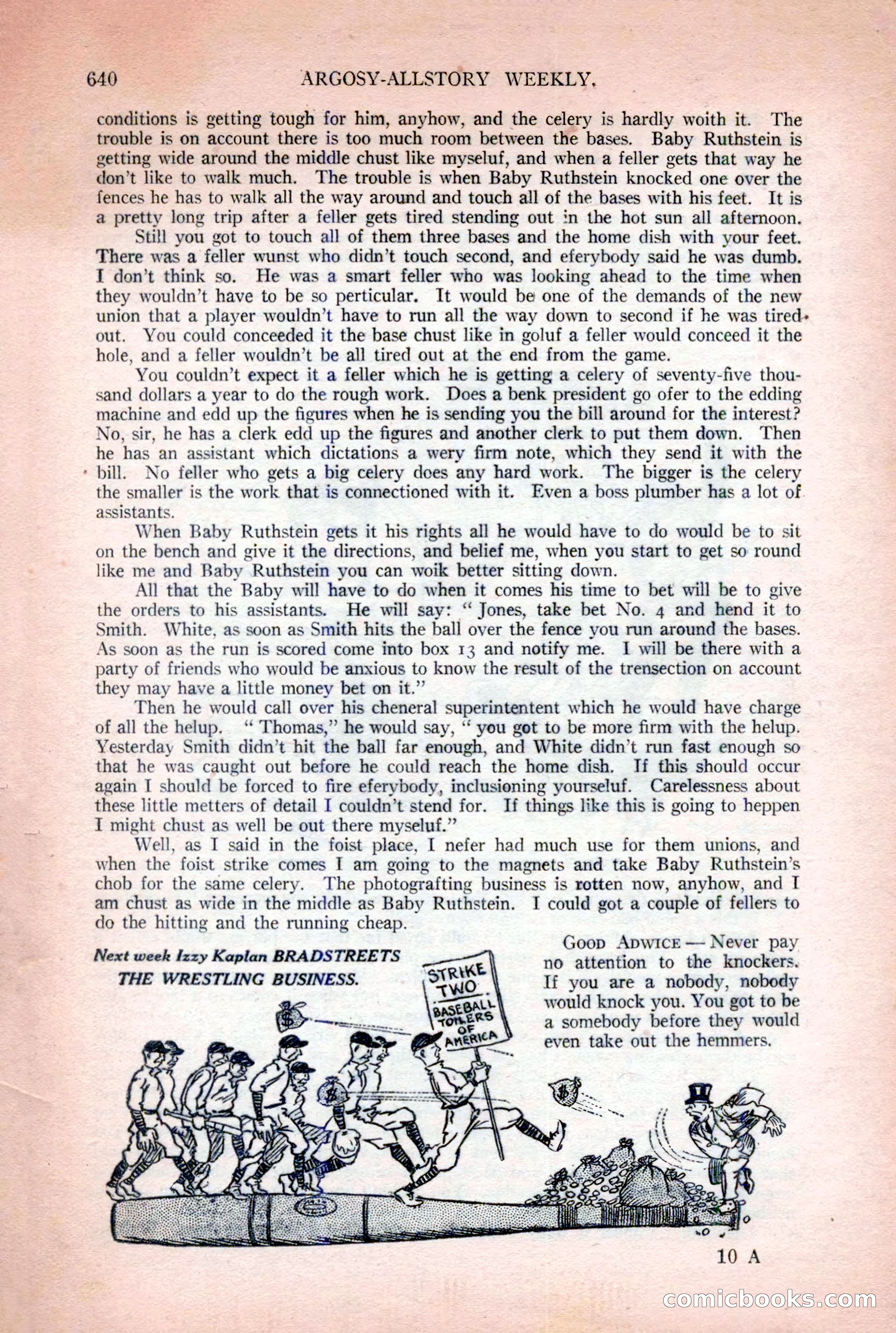 Argosy All-Story Weekly — page 170 of 176