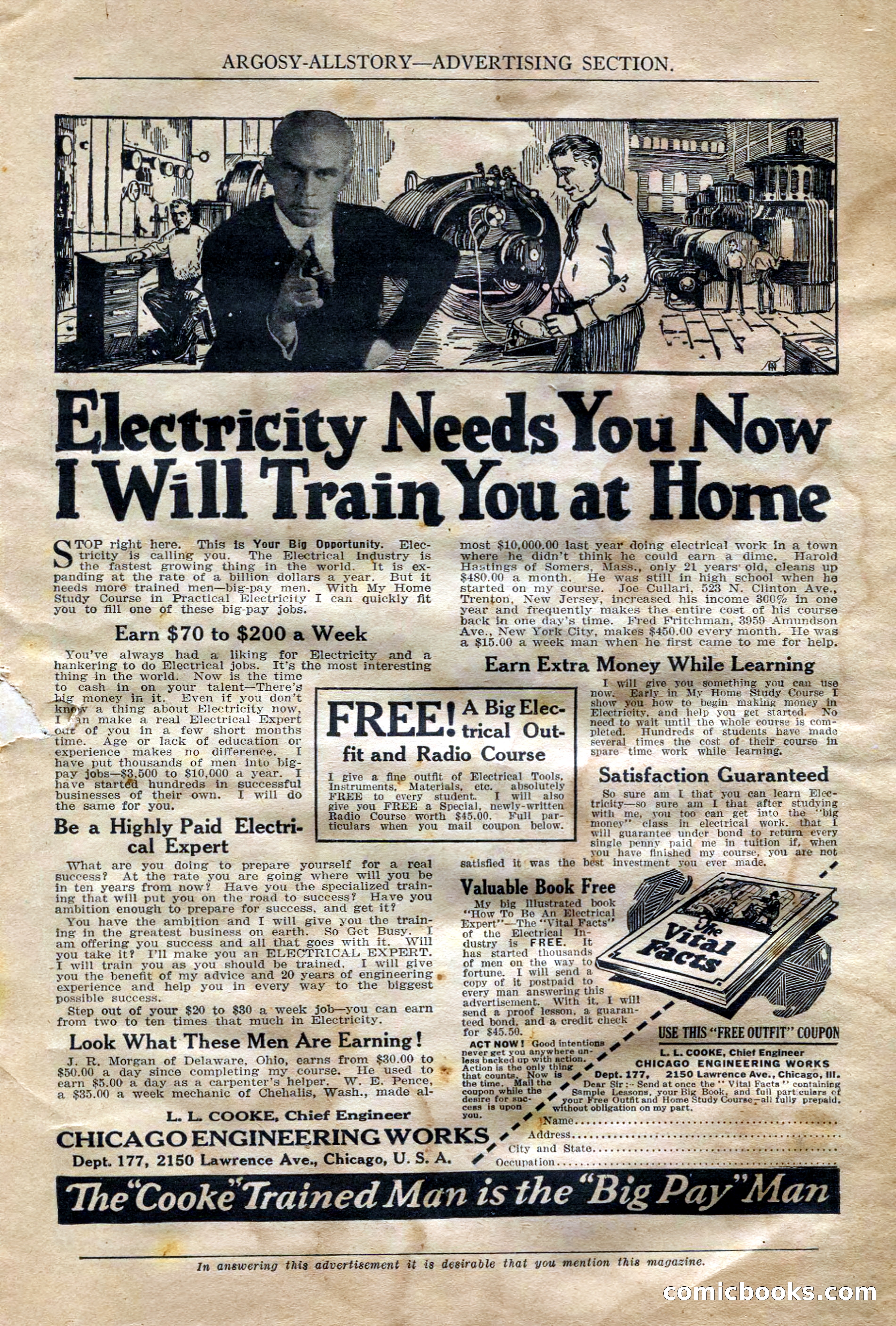 Argosy All-Story Weekly — page 3 of 196