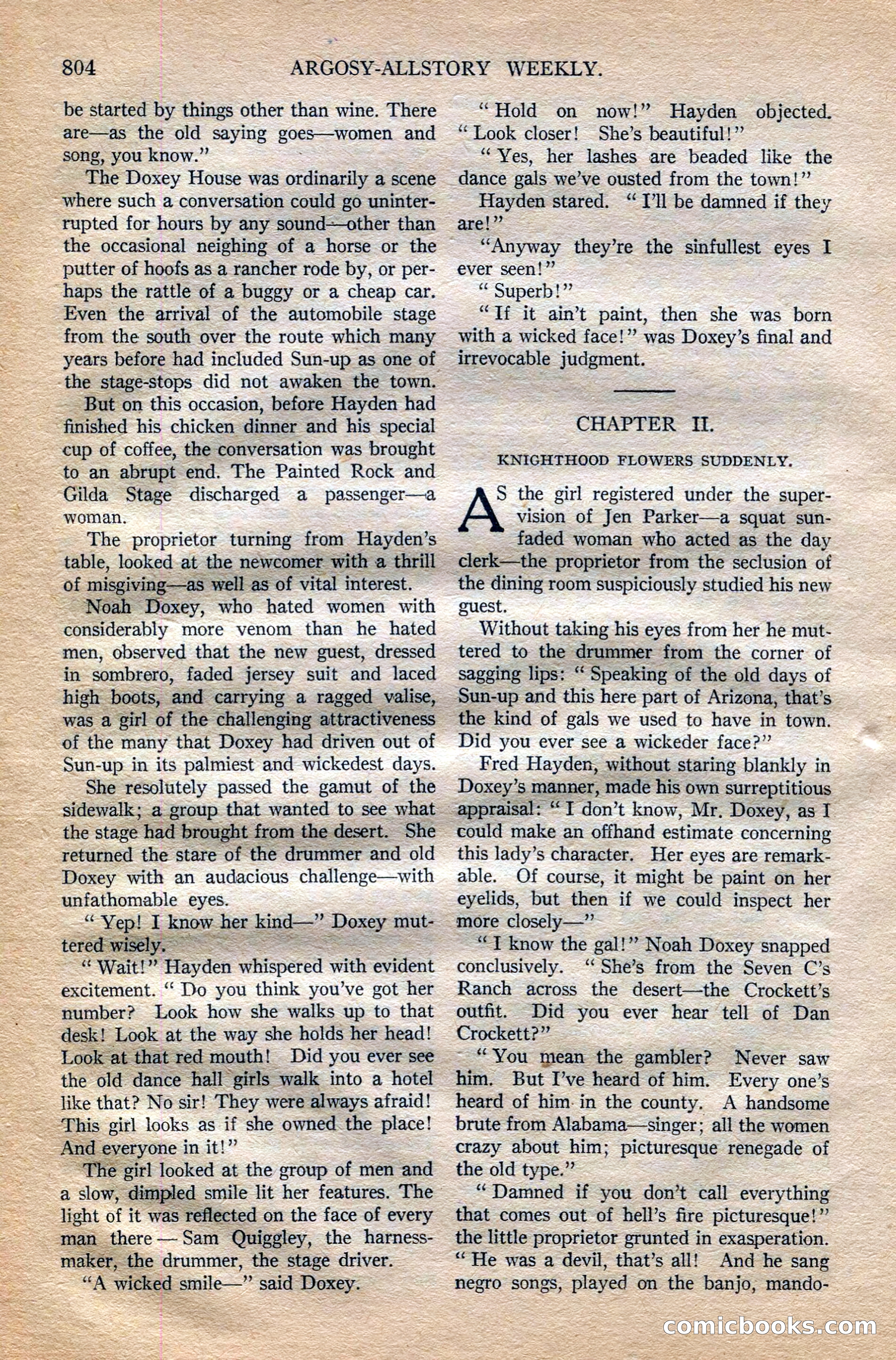 Argosy All-Story Weekly — page 22 of 196