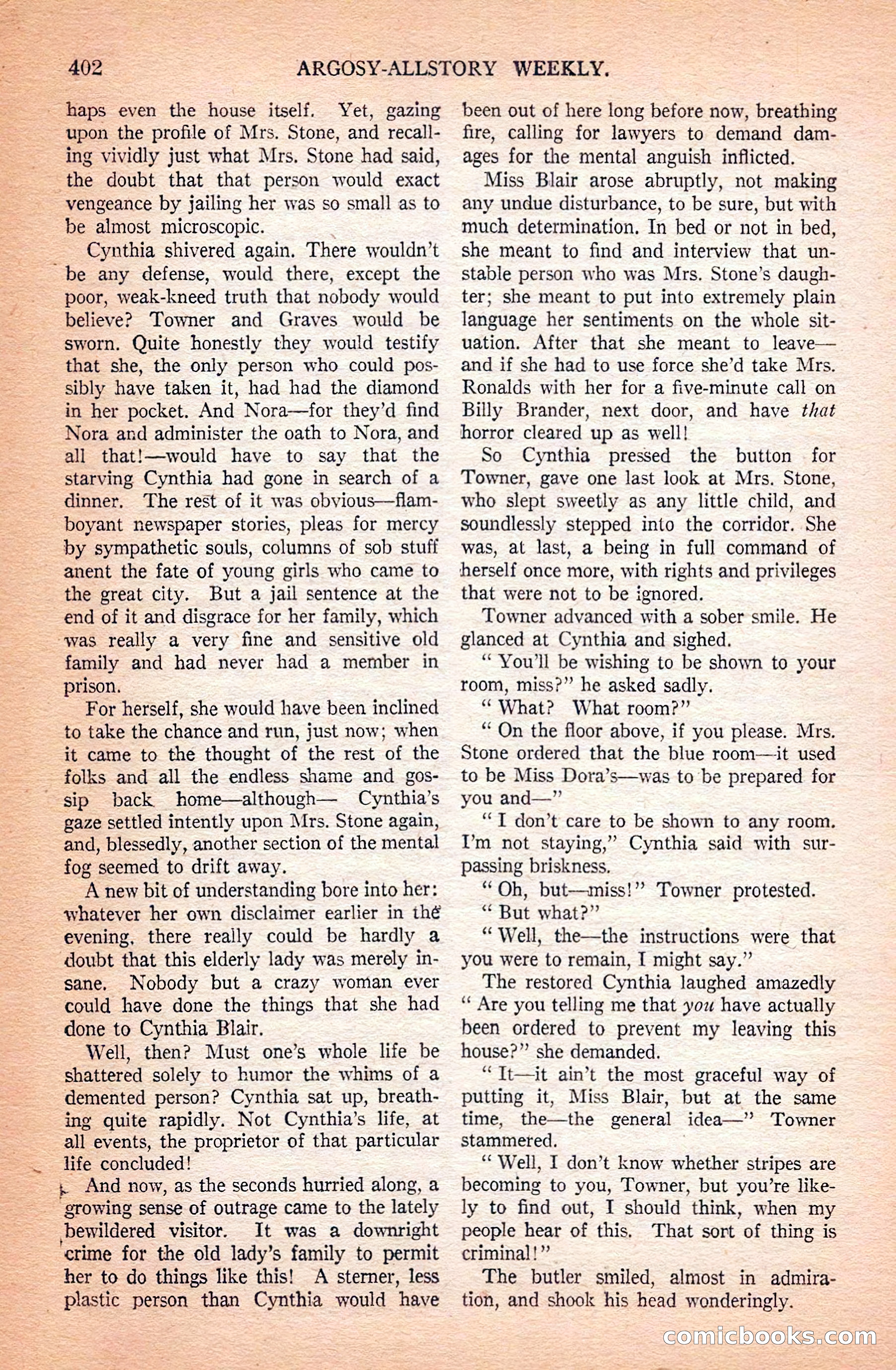 Argosy All-Story Weekly — page 92 of 172