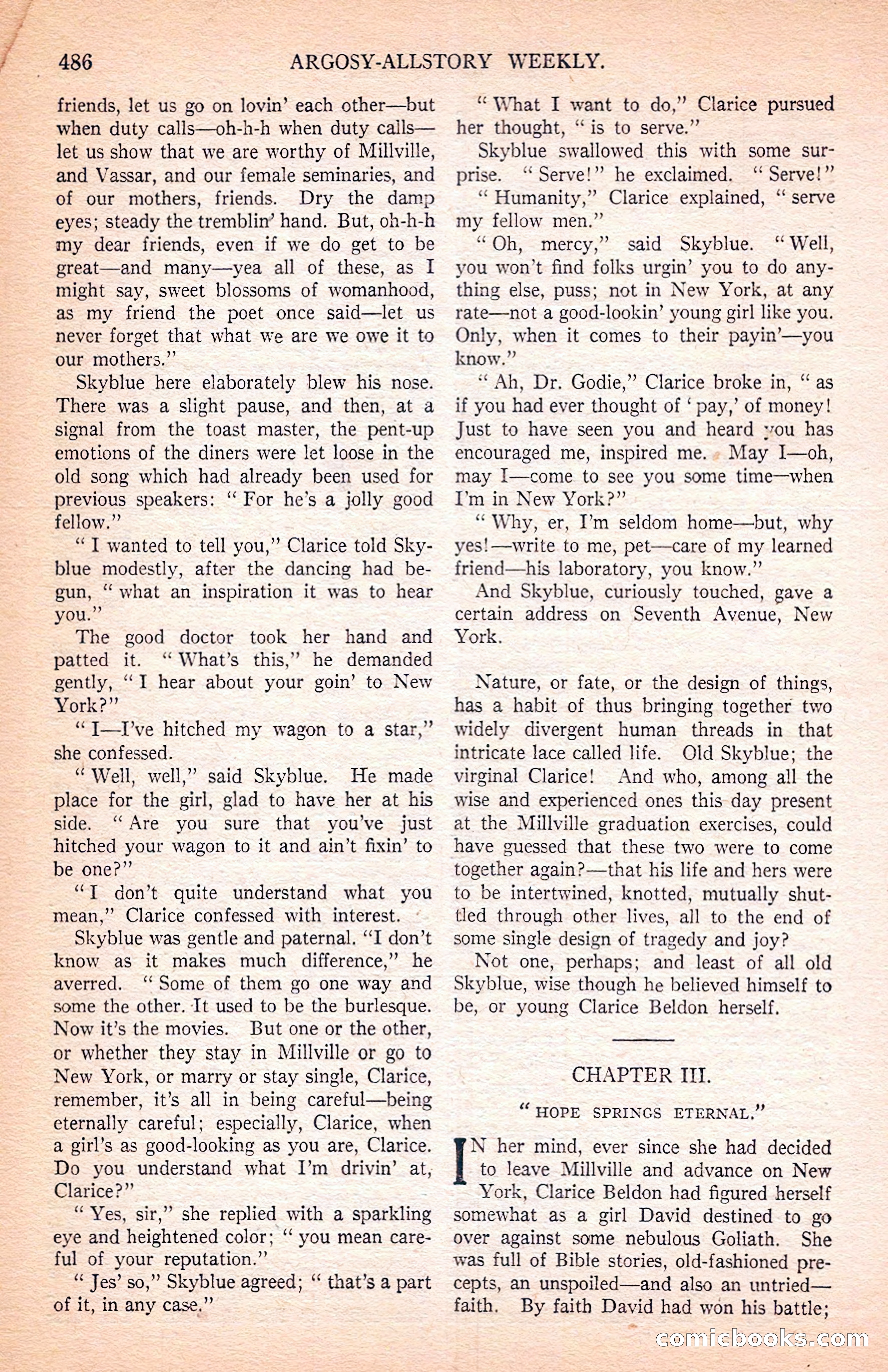 Argosy All-Story Weekly — page 8 of 164