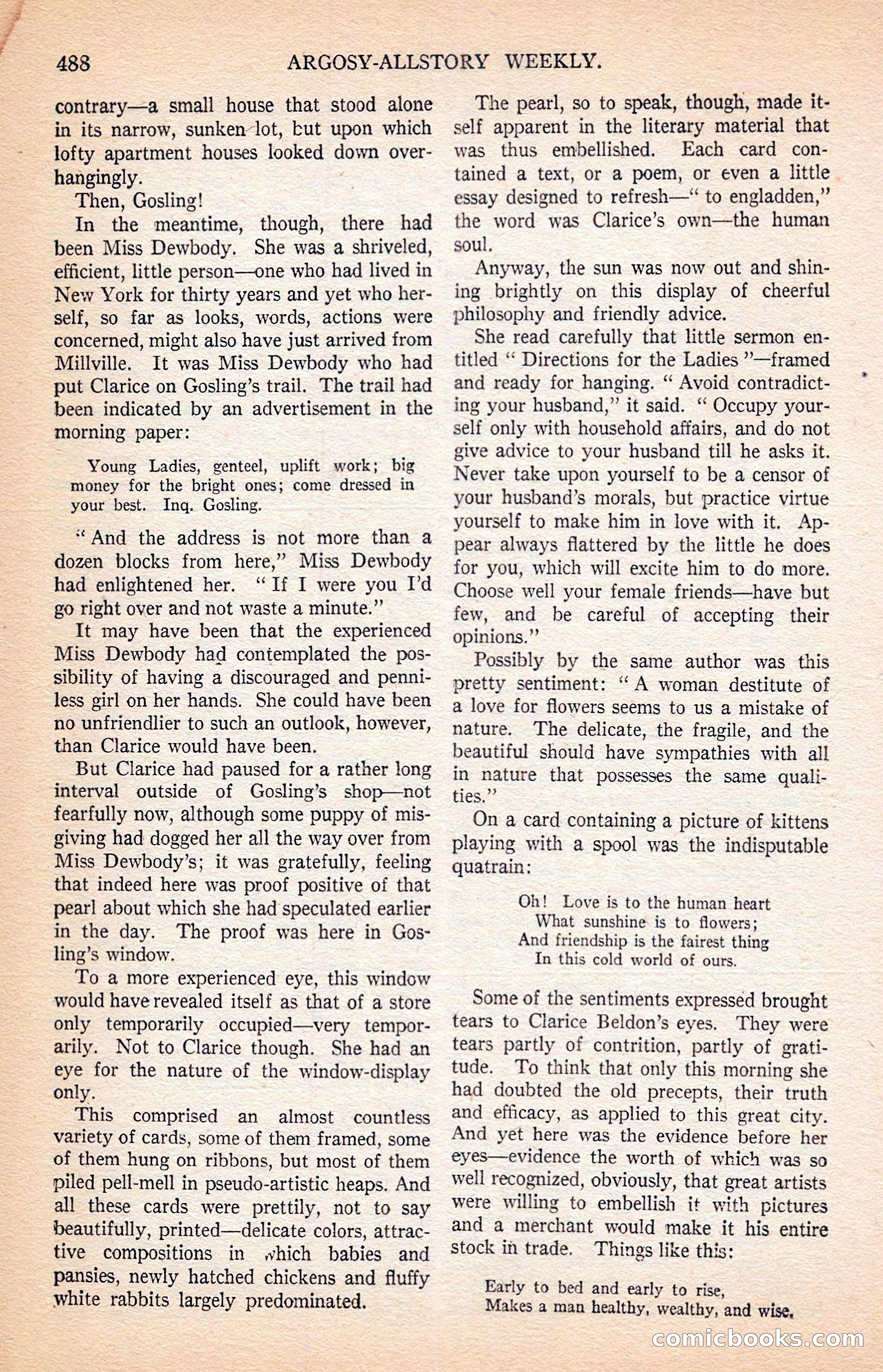 Argosy All-Story Weekly — page 10 of 164