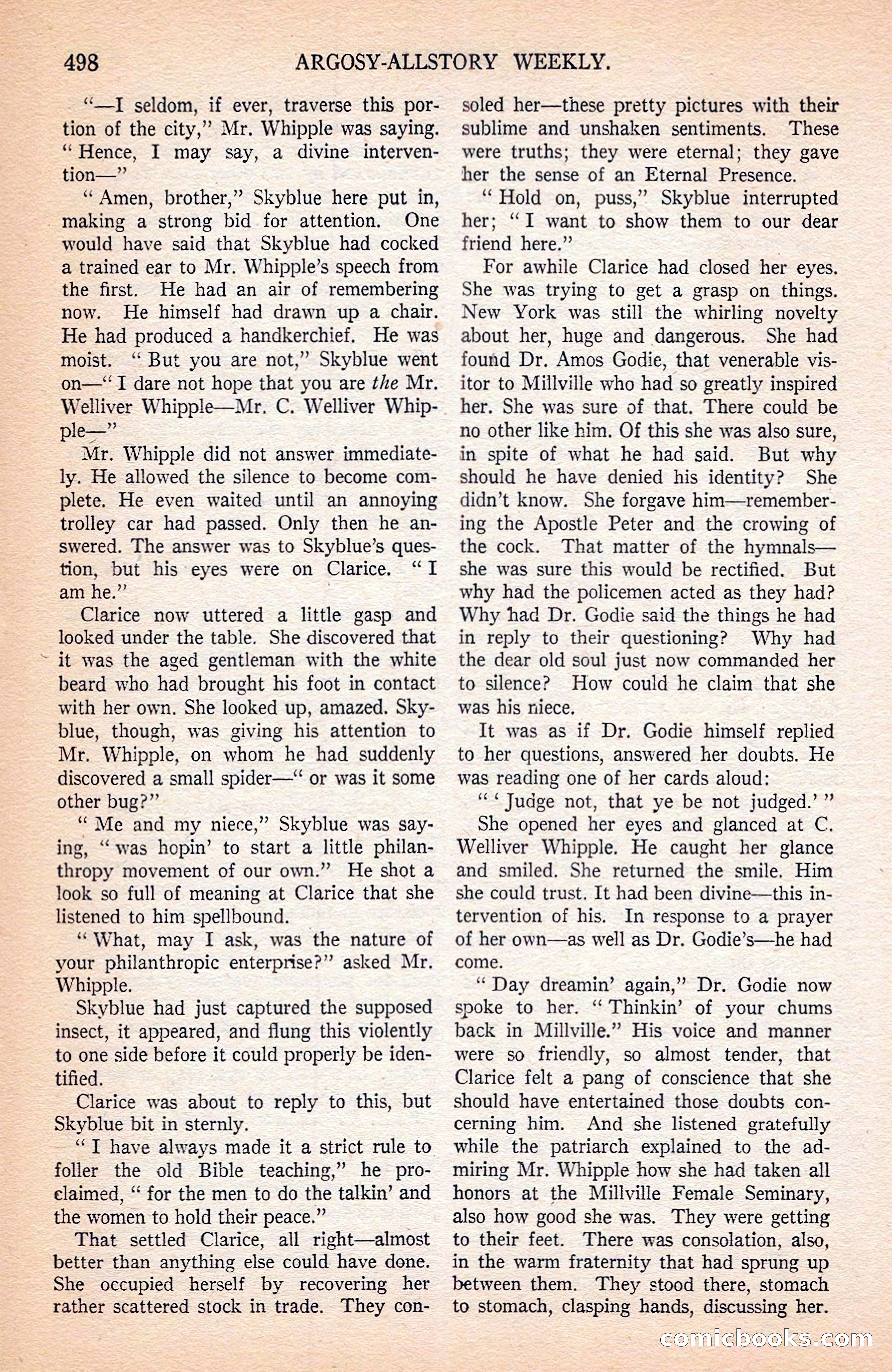 Argosy All-Story Weekly — page 20 of 164