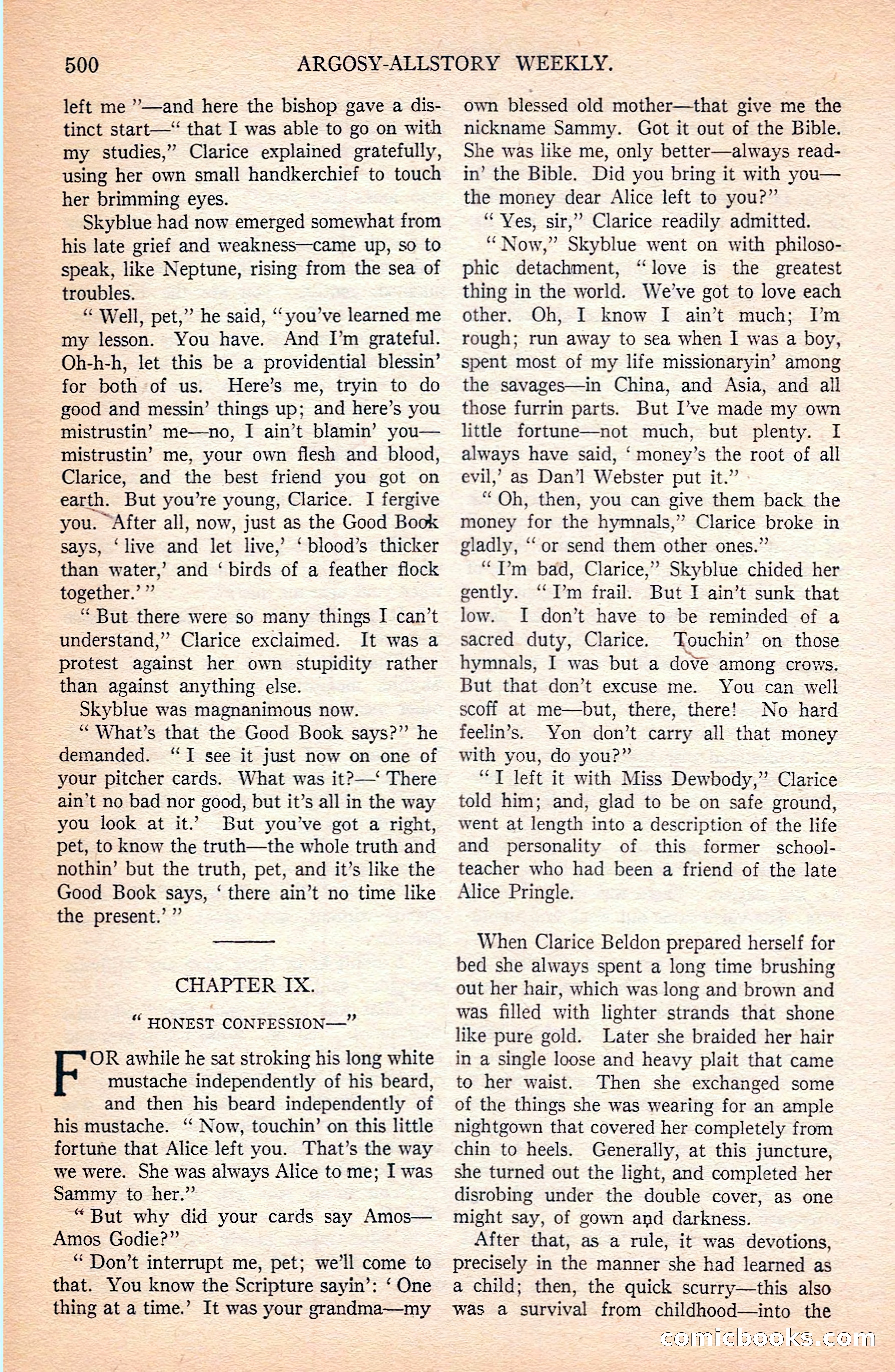 Argosy All-Story Weekly — page 22 of 164