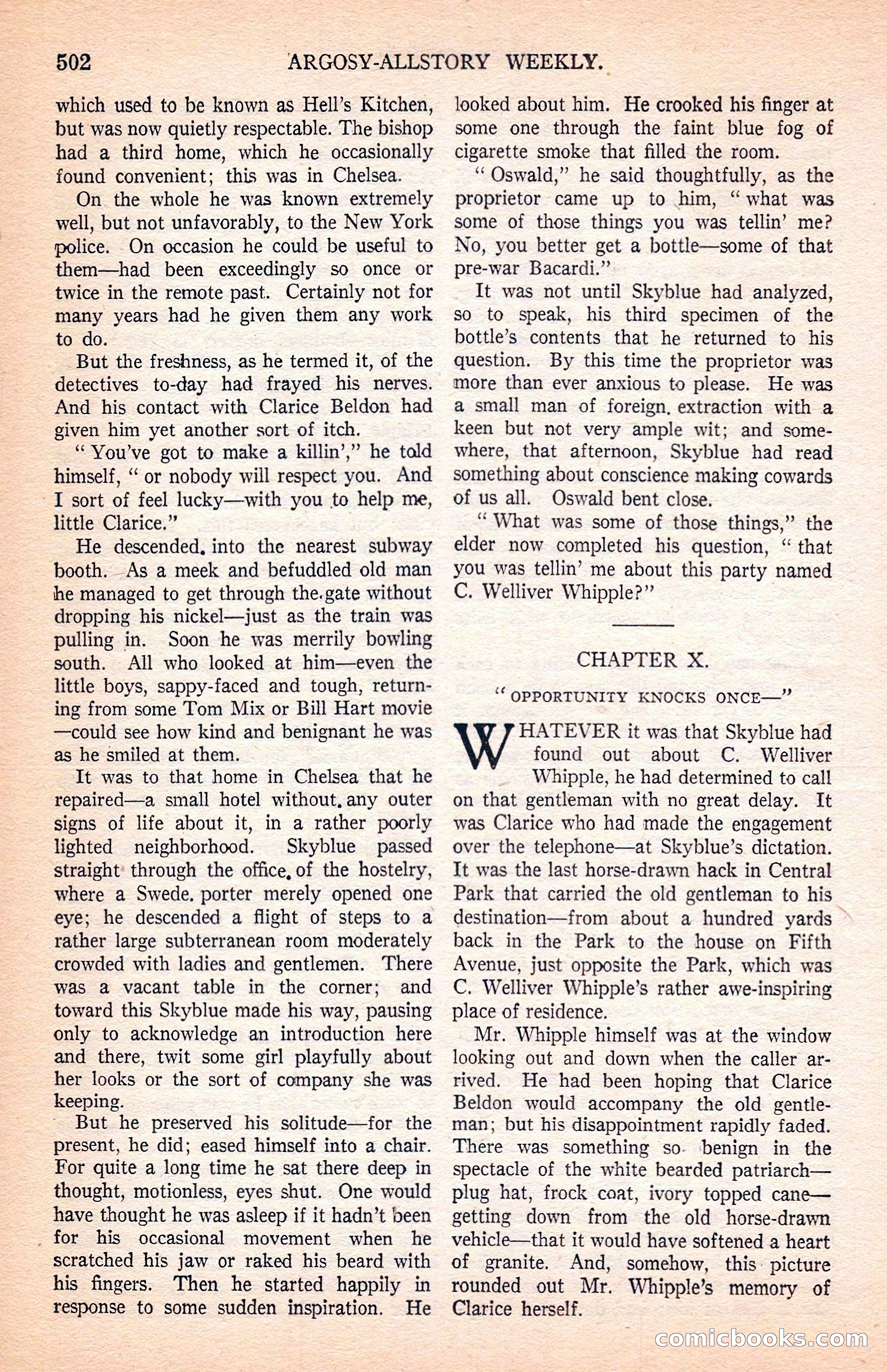 Argosy All-Story Weekly — page 24 of 164
