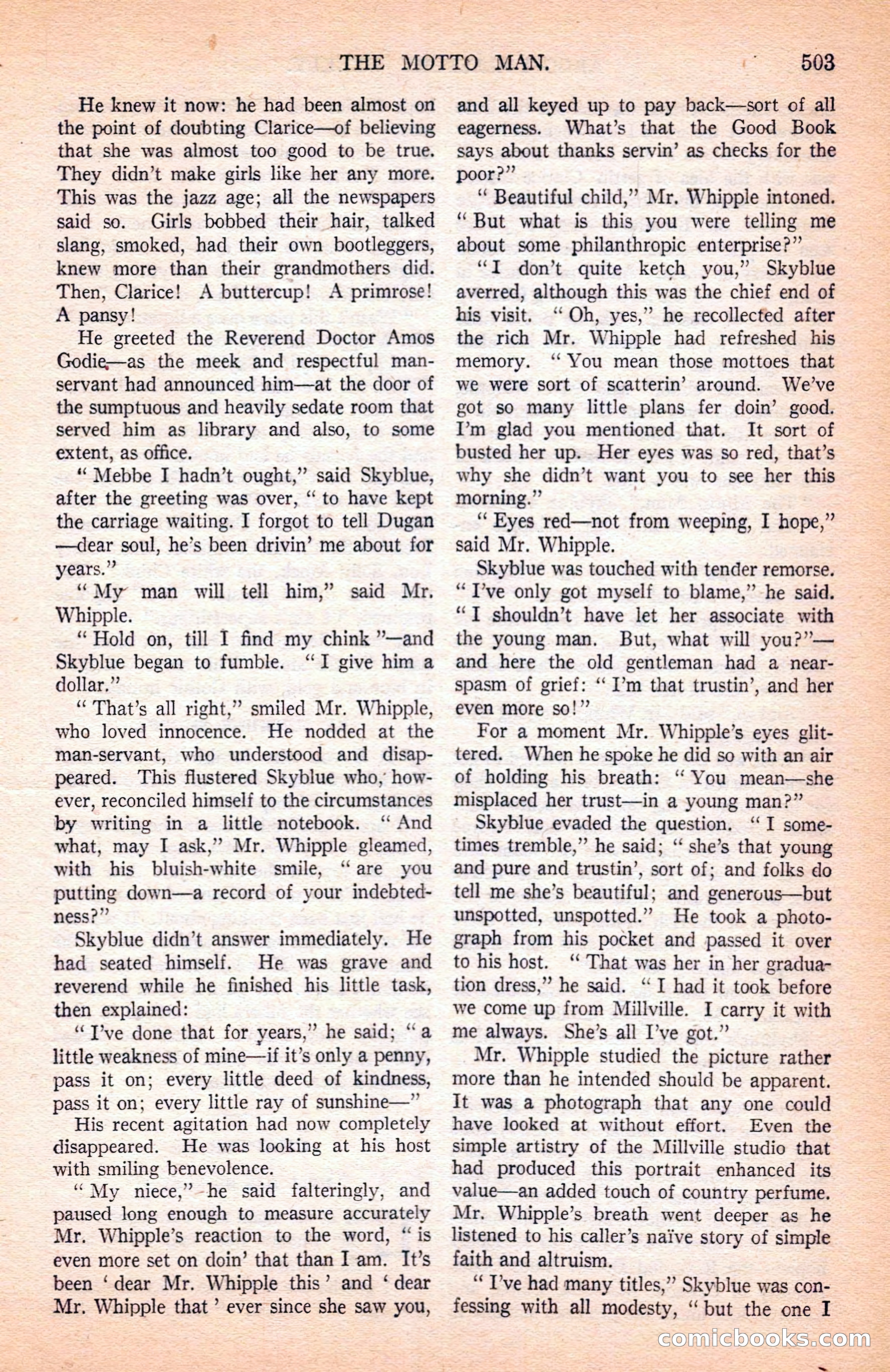 Argosy All-Story Weekly — page 25 of 164