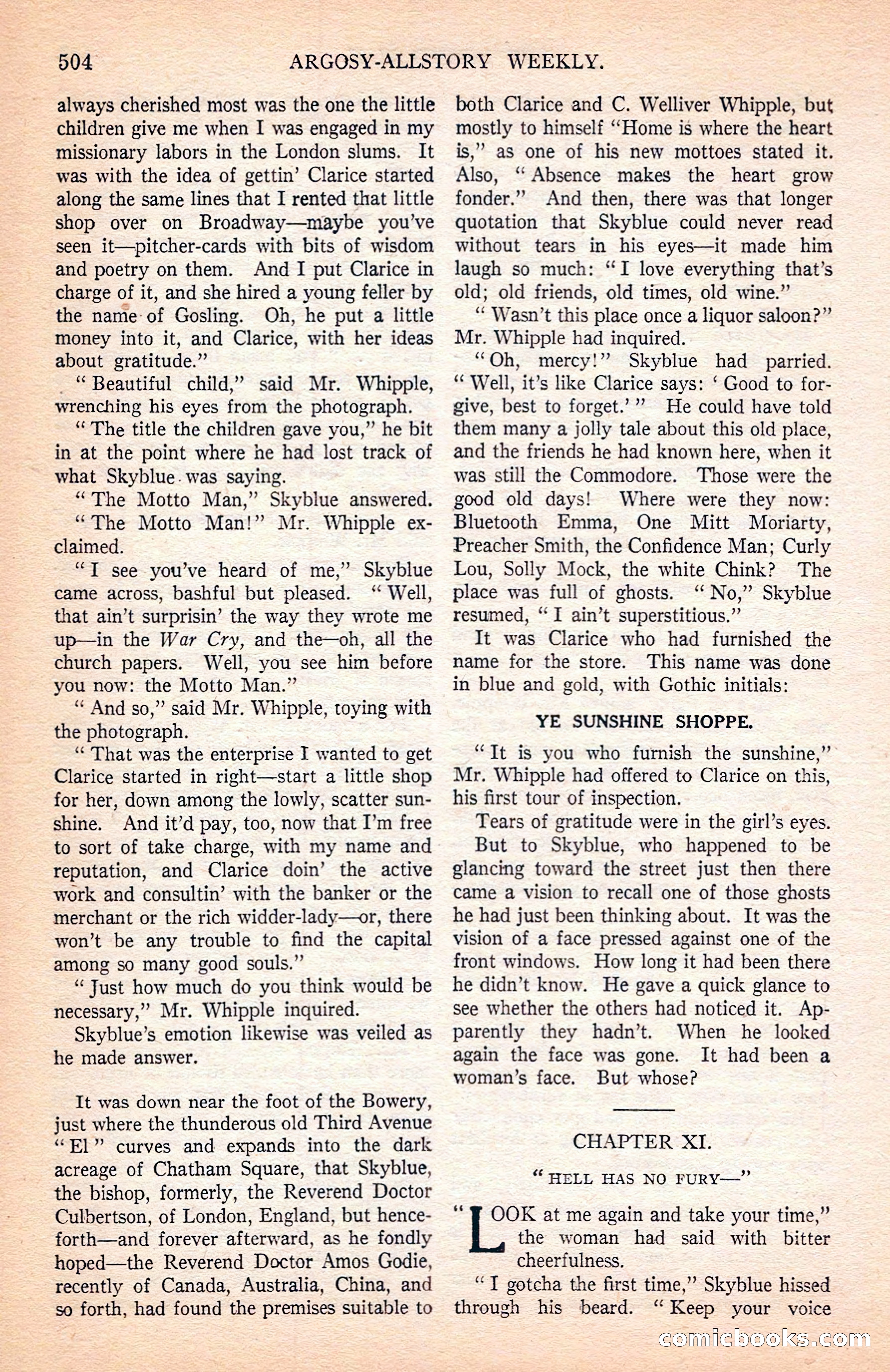 Argosy All-Story Weekly — page 26 of 164