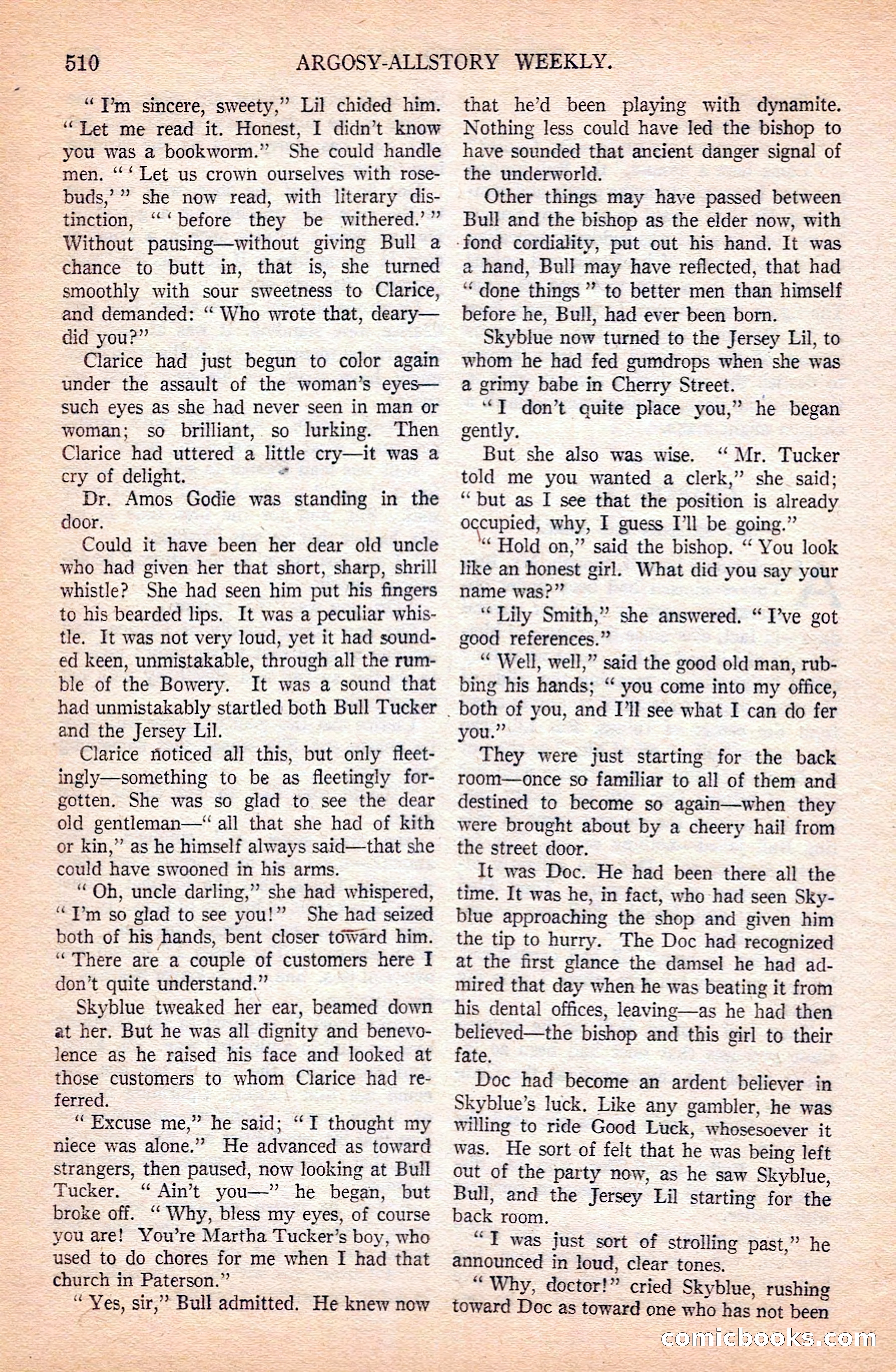 Argosy All-Story Weekly — page 32 of 164