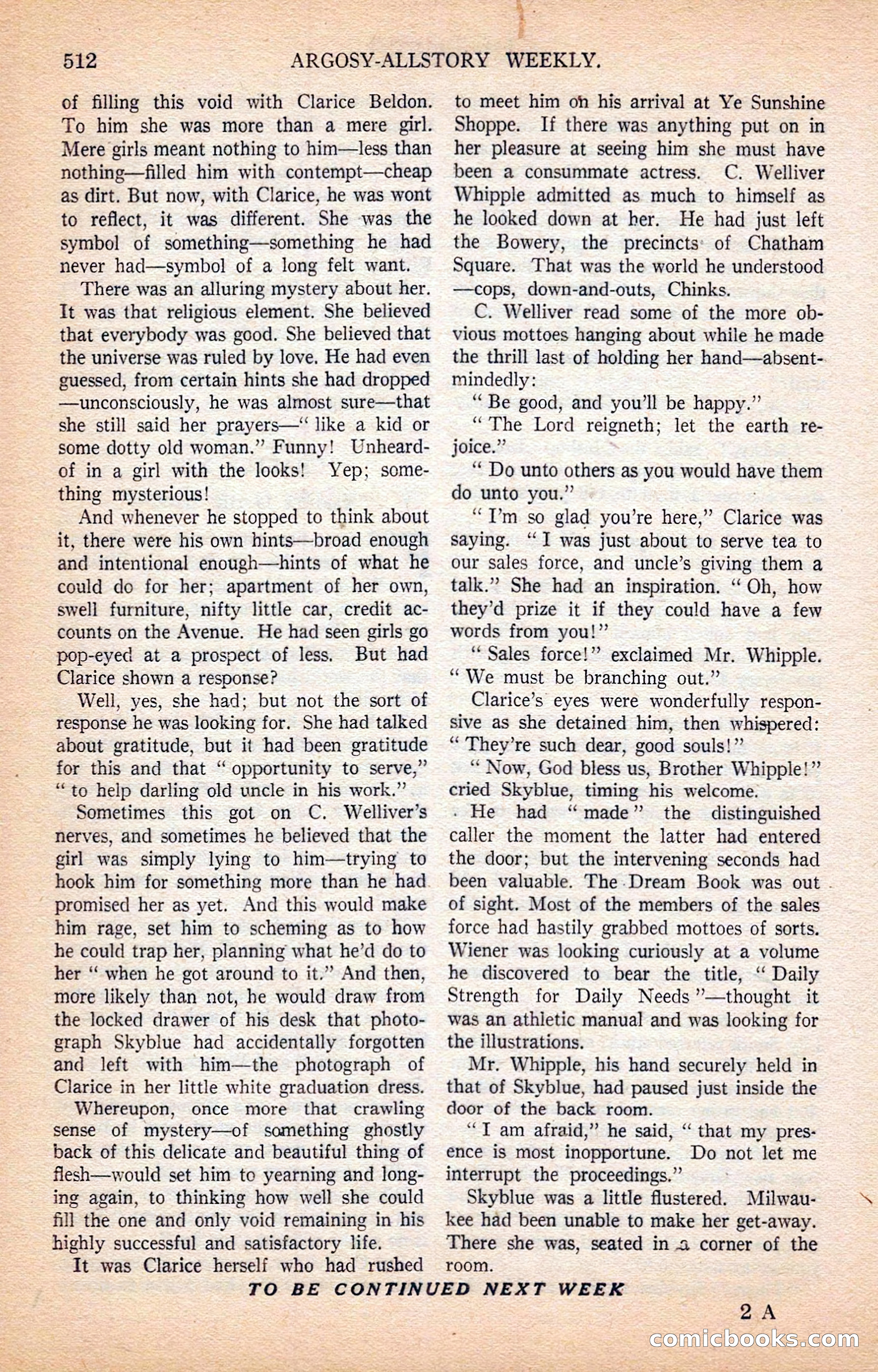 Argosy All-Story Weekly — page 34 of 164