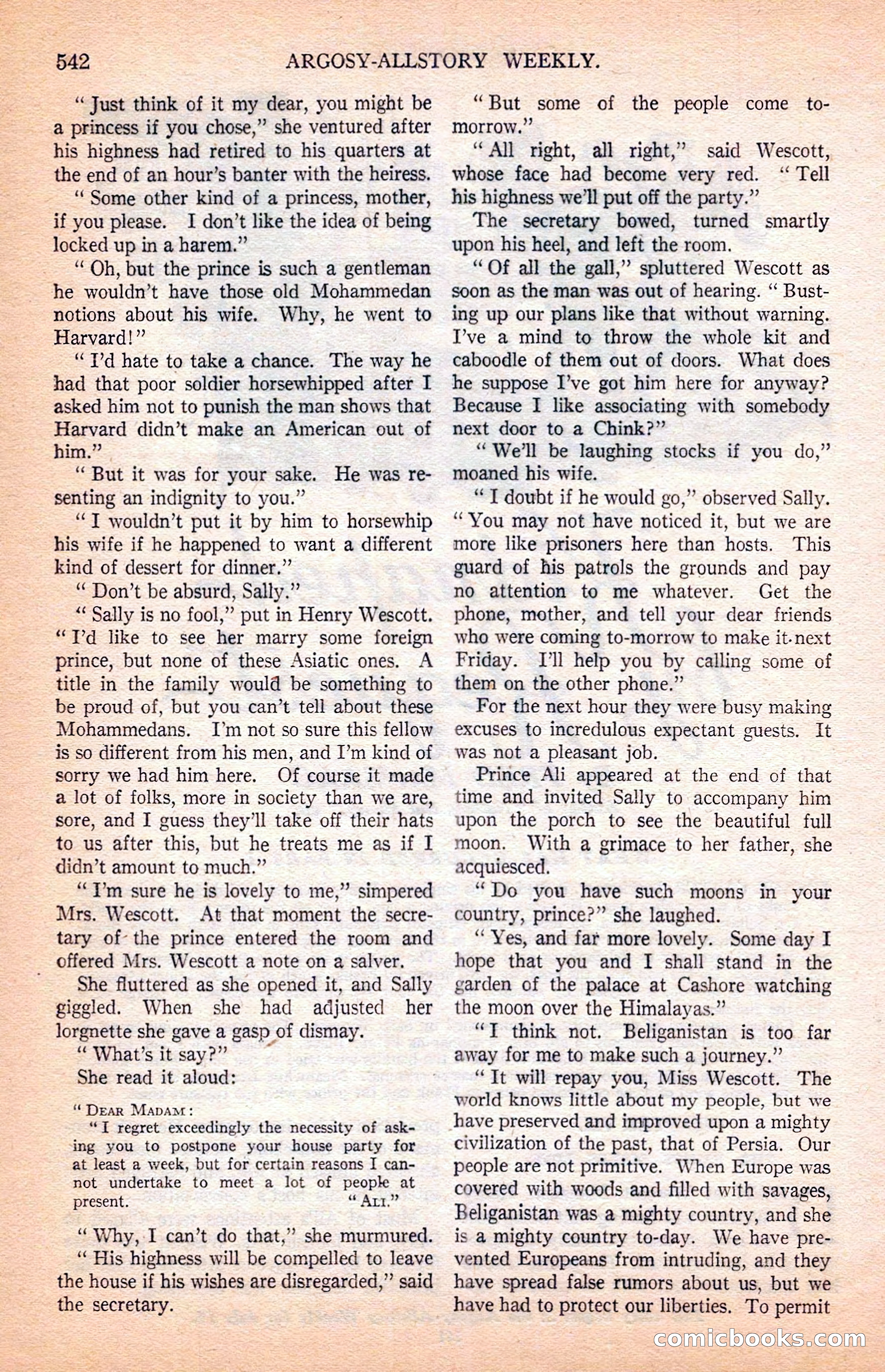 Argosy All-Story Weekly — page 64 of 164