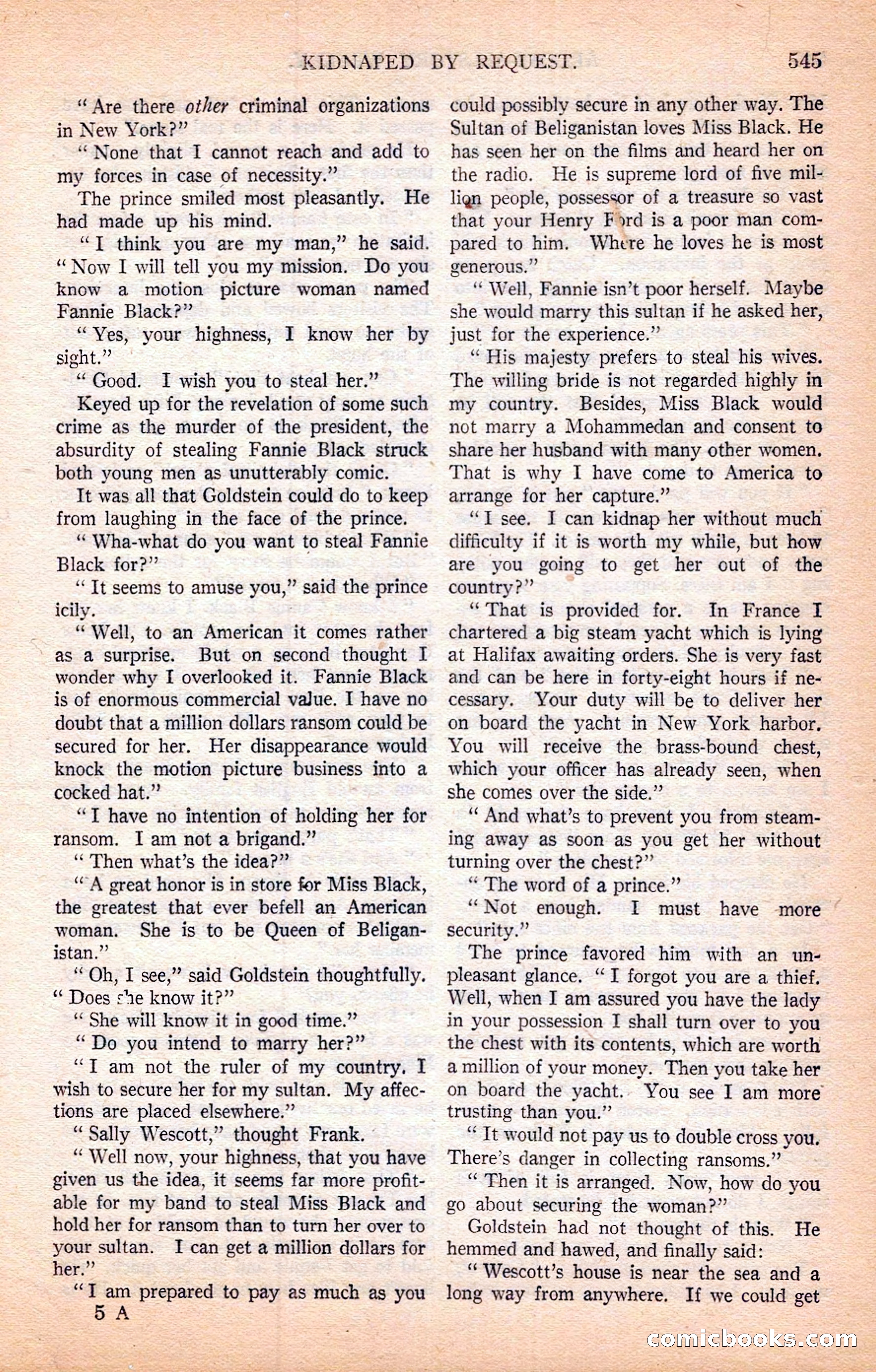 Argosy All-Story Weekly — page 67 of 164