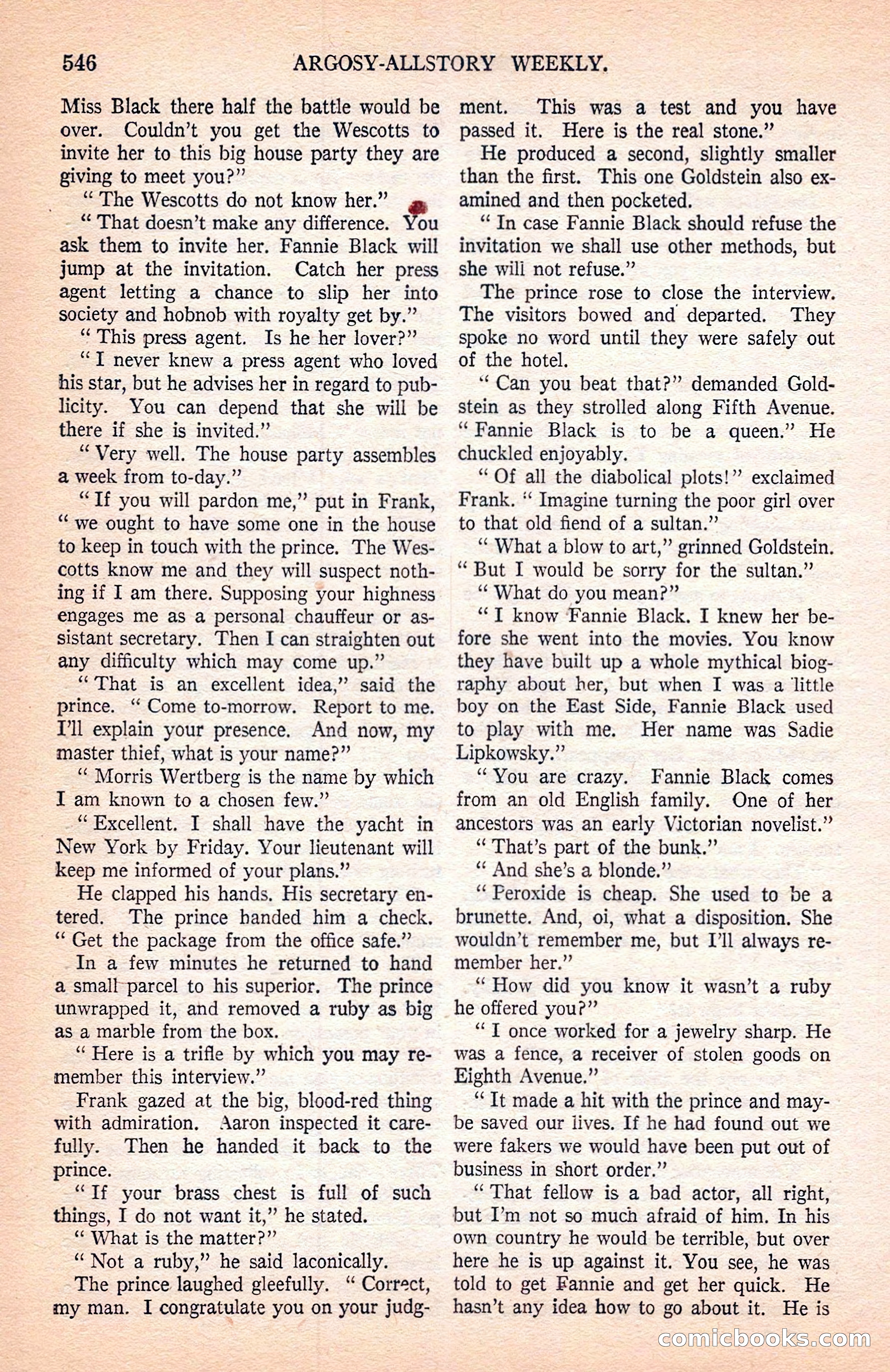 Argosy All-Story Weekly — page 68 of 164