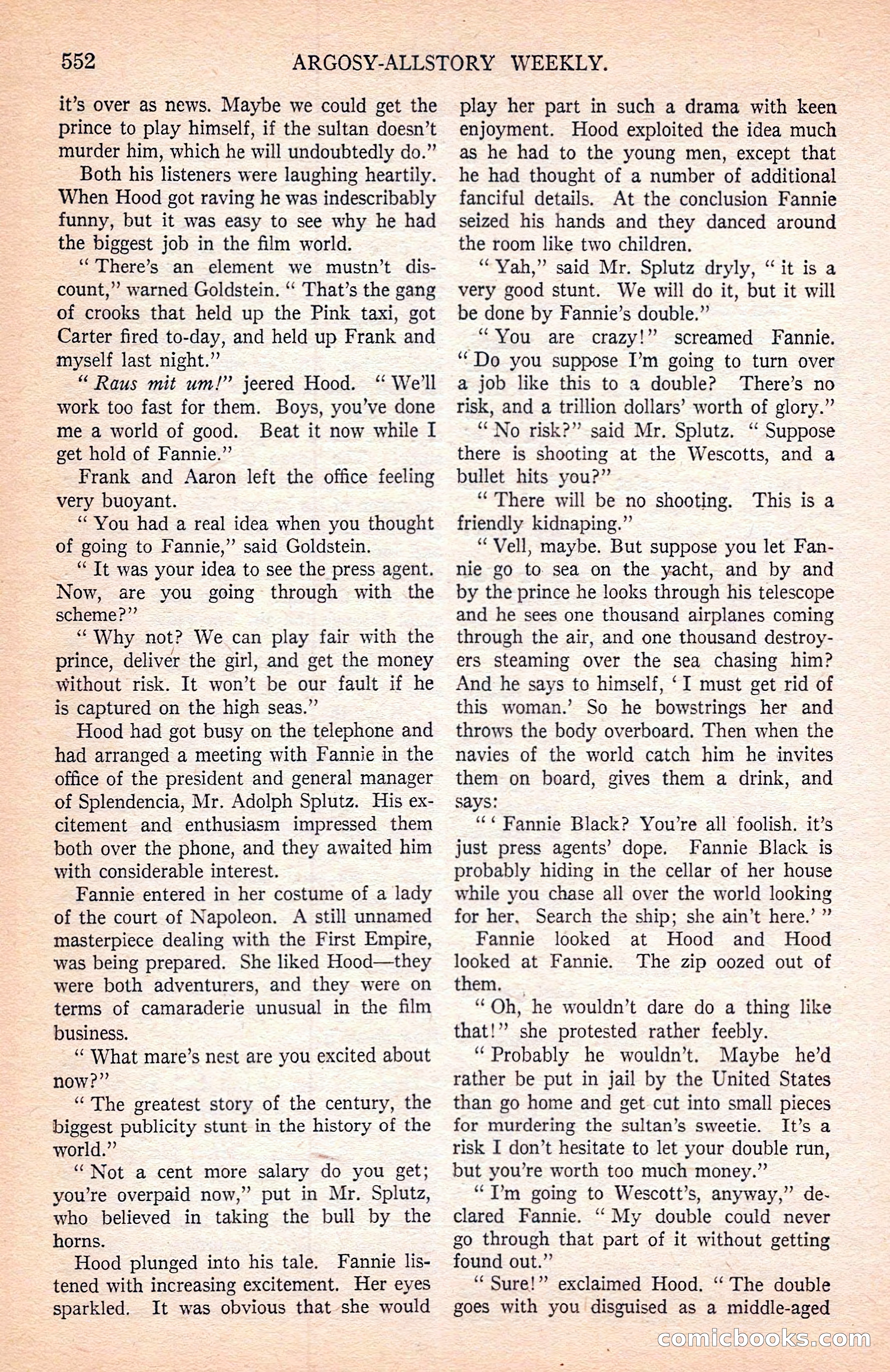 Argosy All-Story Weekly — page 74 of 164