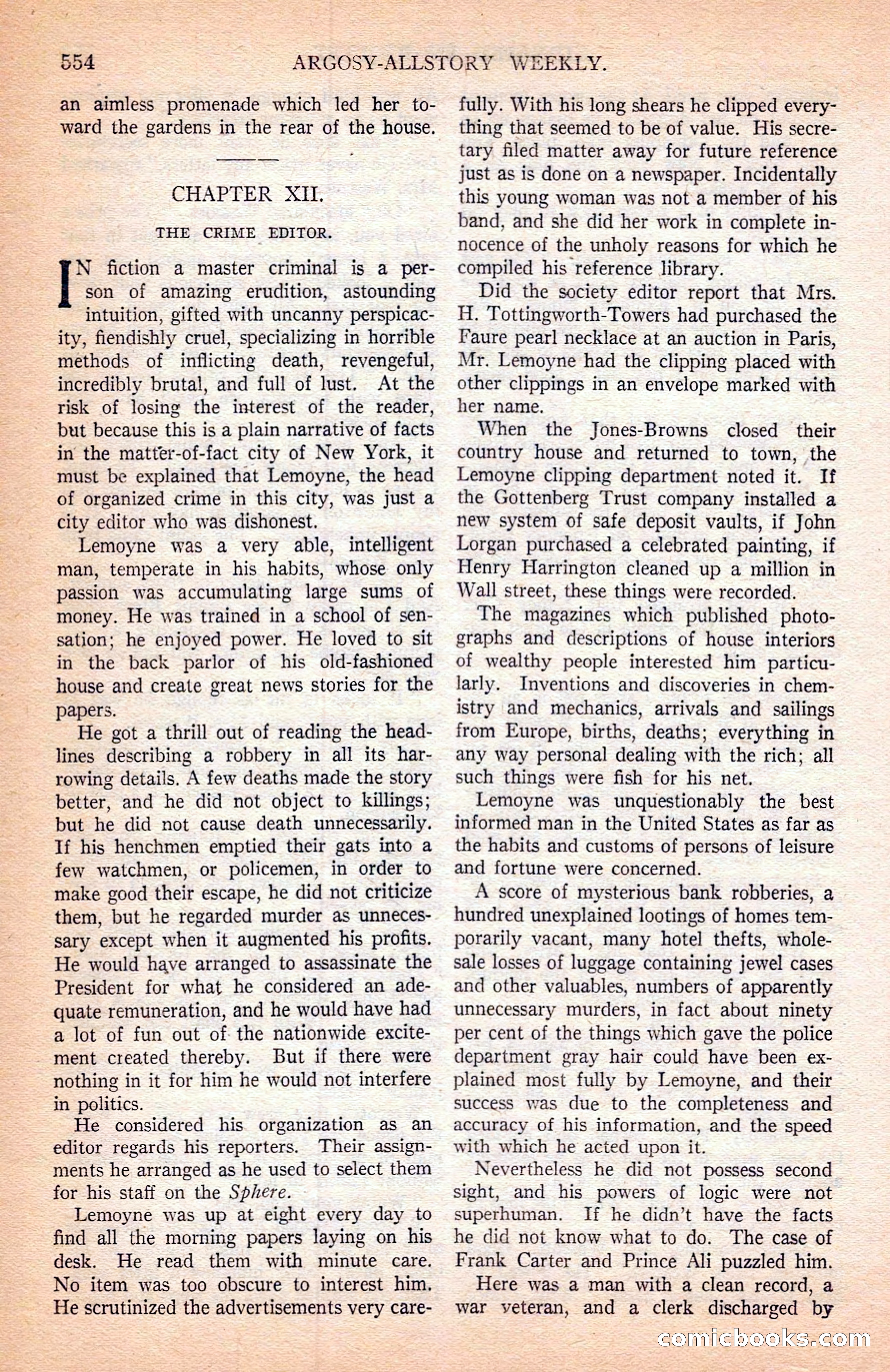 Argosy All-Story Weekly — page 76 of 164