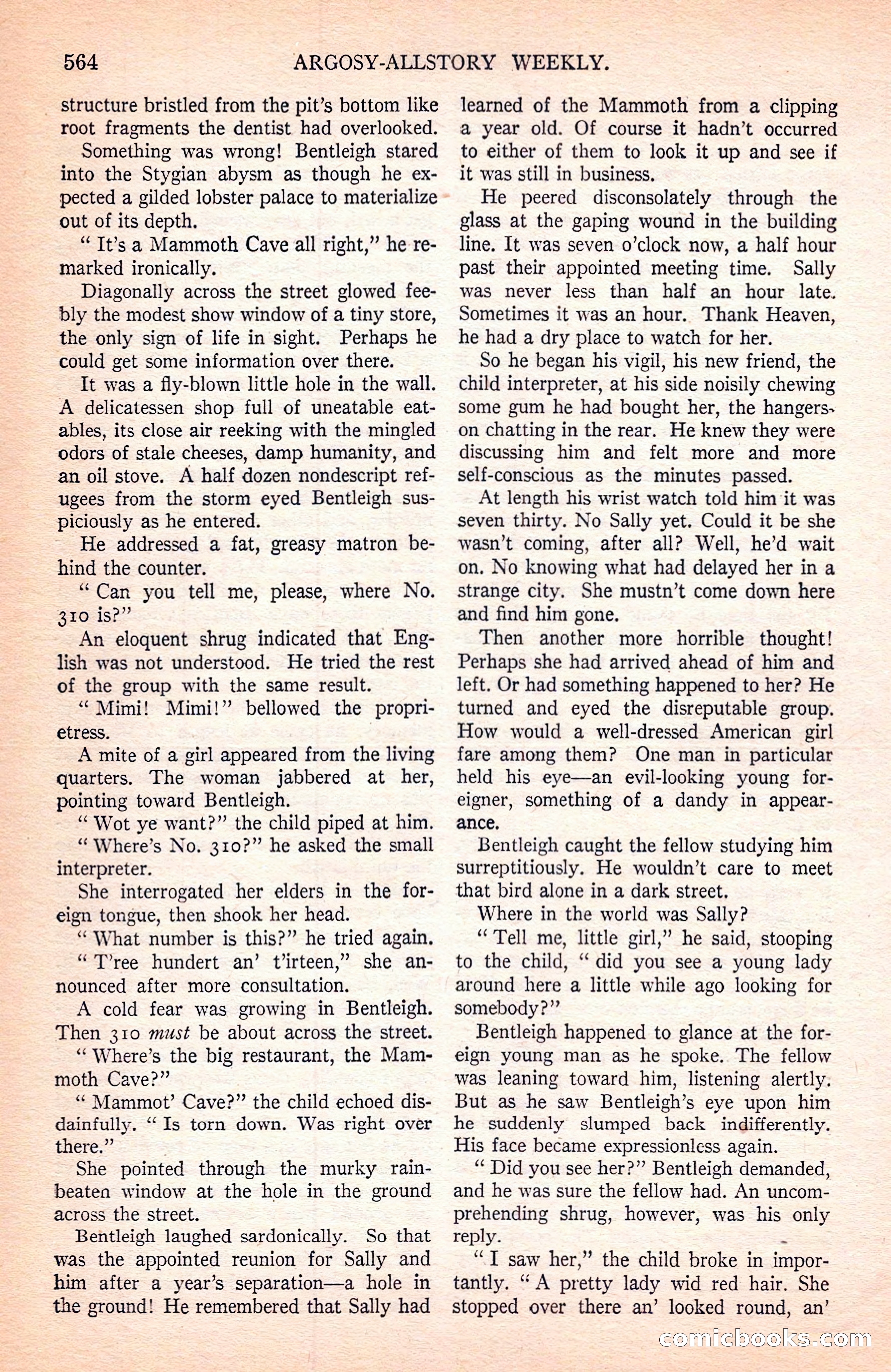 Argosy All-Story Weekly — page 86 of 164