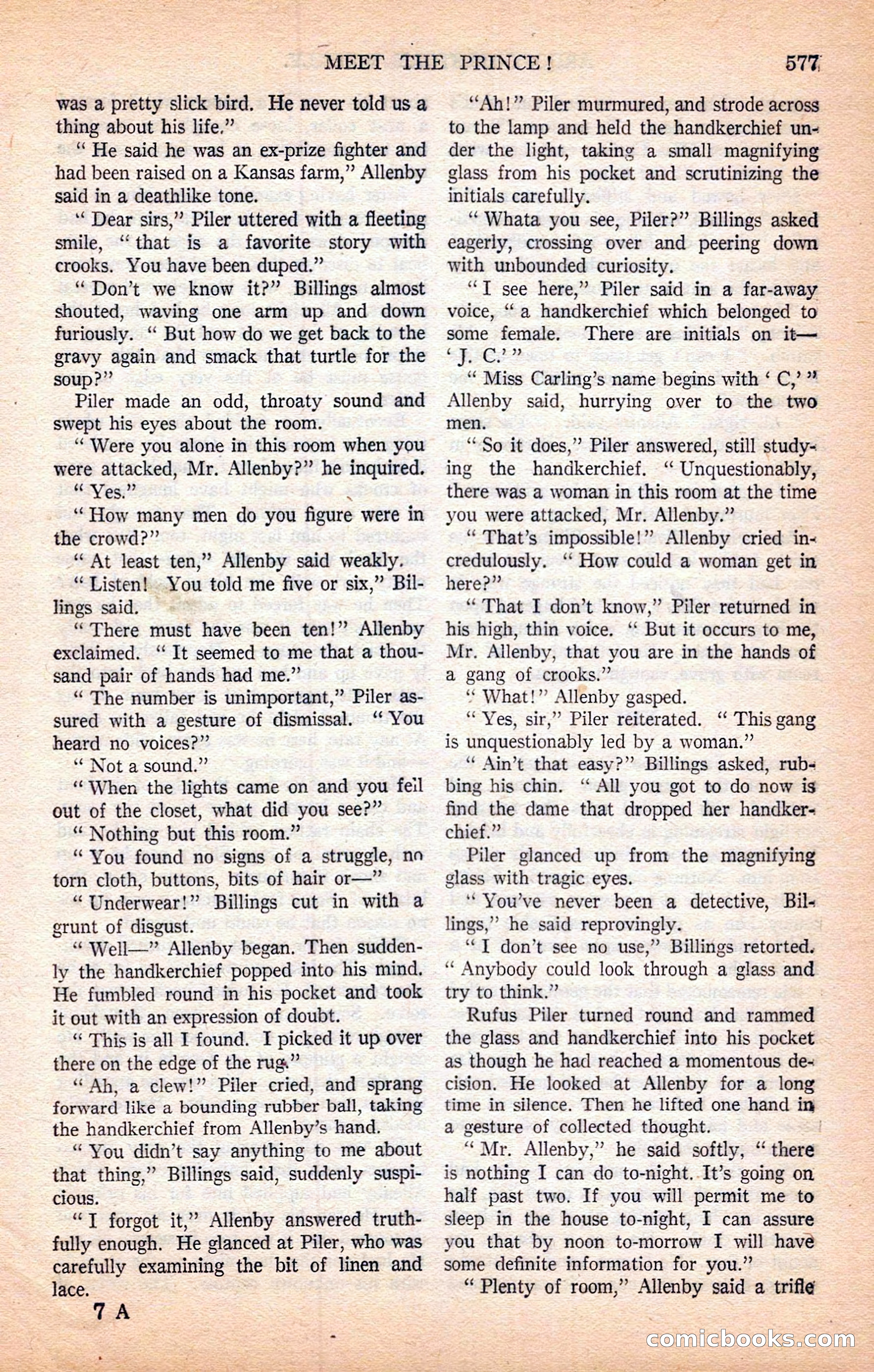 Argosy All-Story Weekly — page 99 of 164