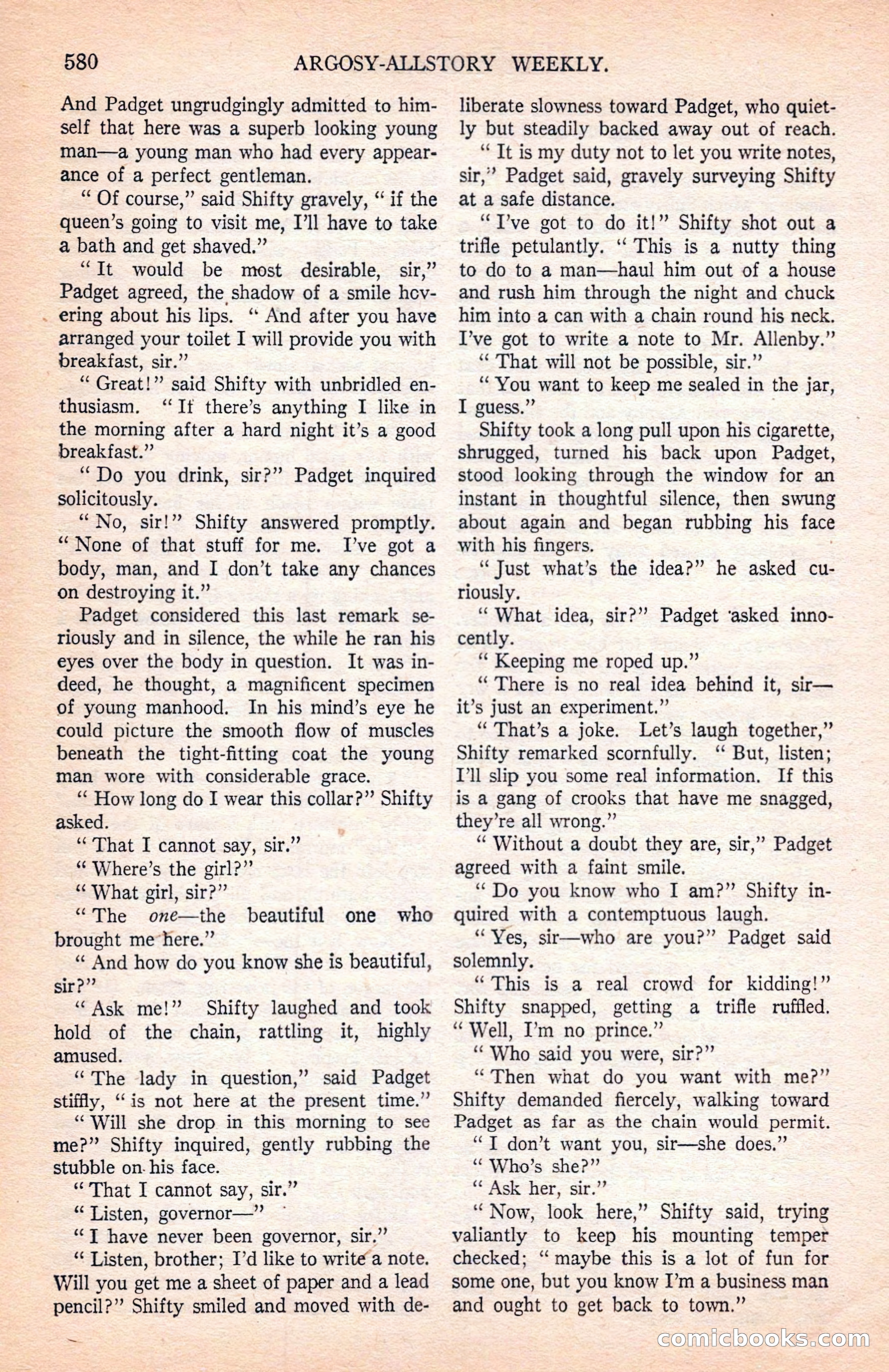 Argosy All-Story Weekly — page 102 of 164