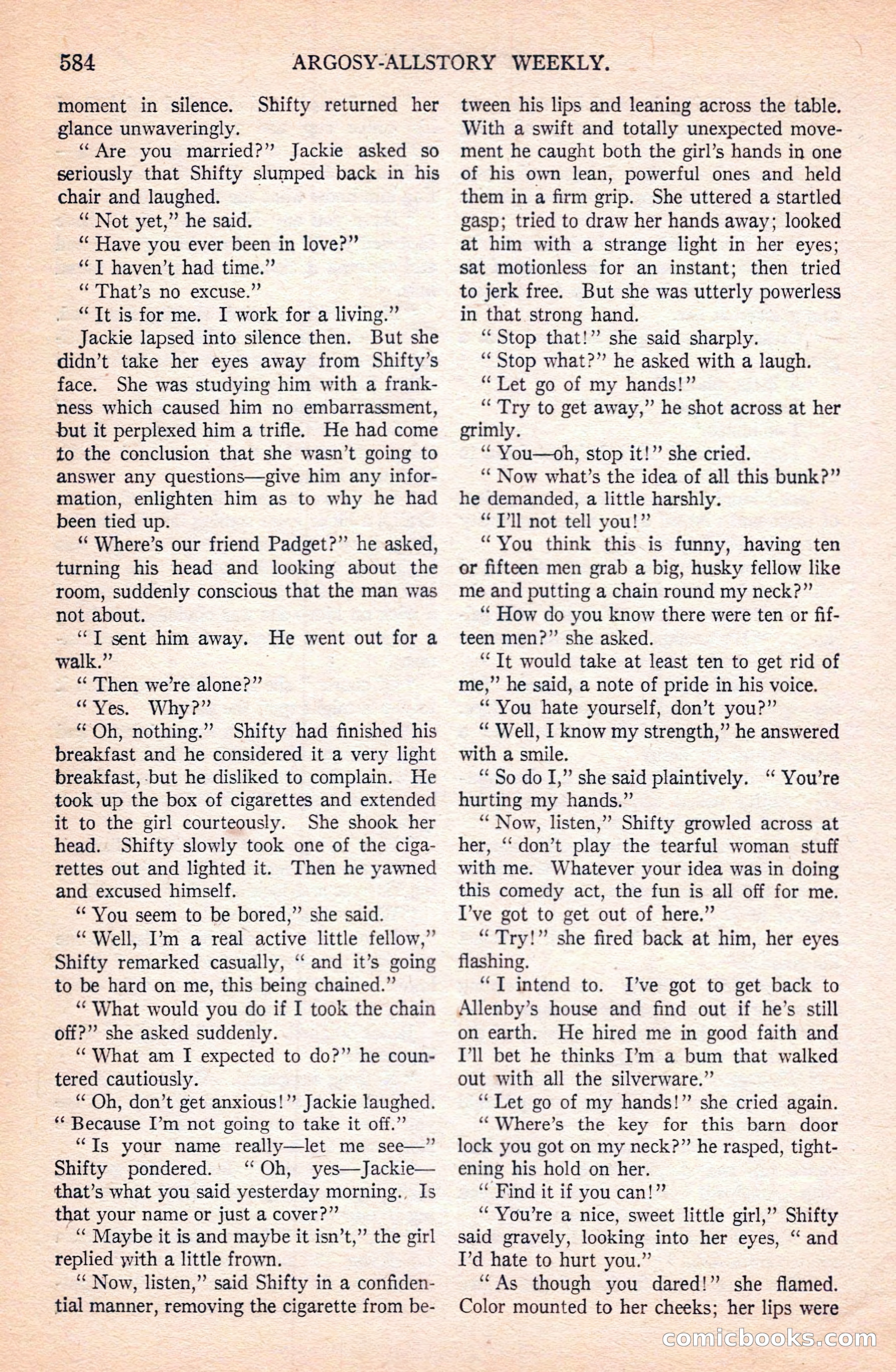 Argosy All-Story Weekly — page 106 of 164