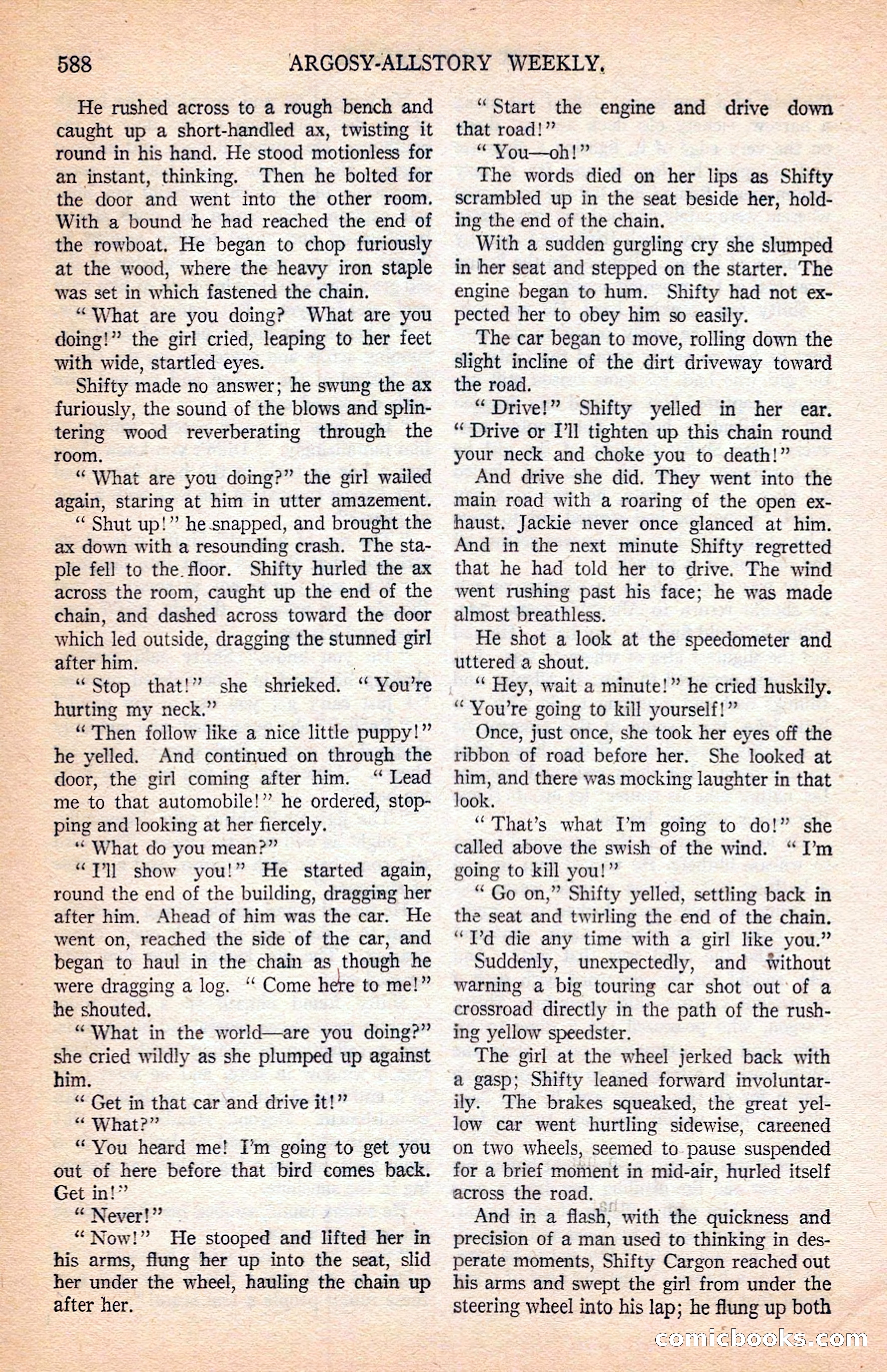 Argosy All-Story Weekly — page 110 of 164