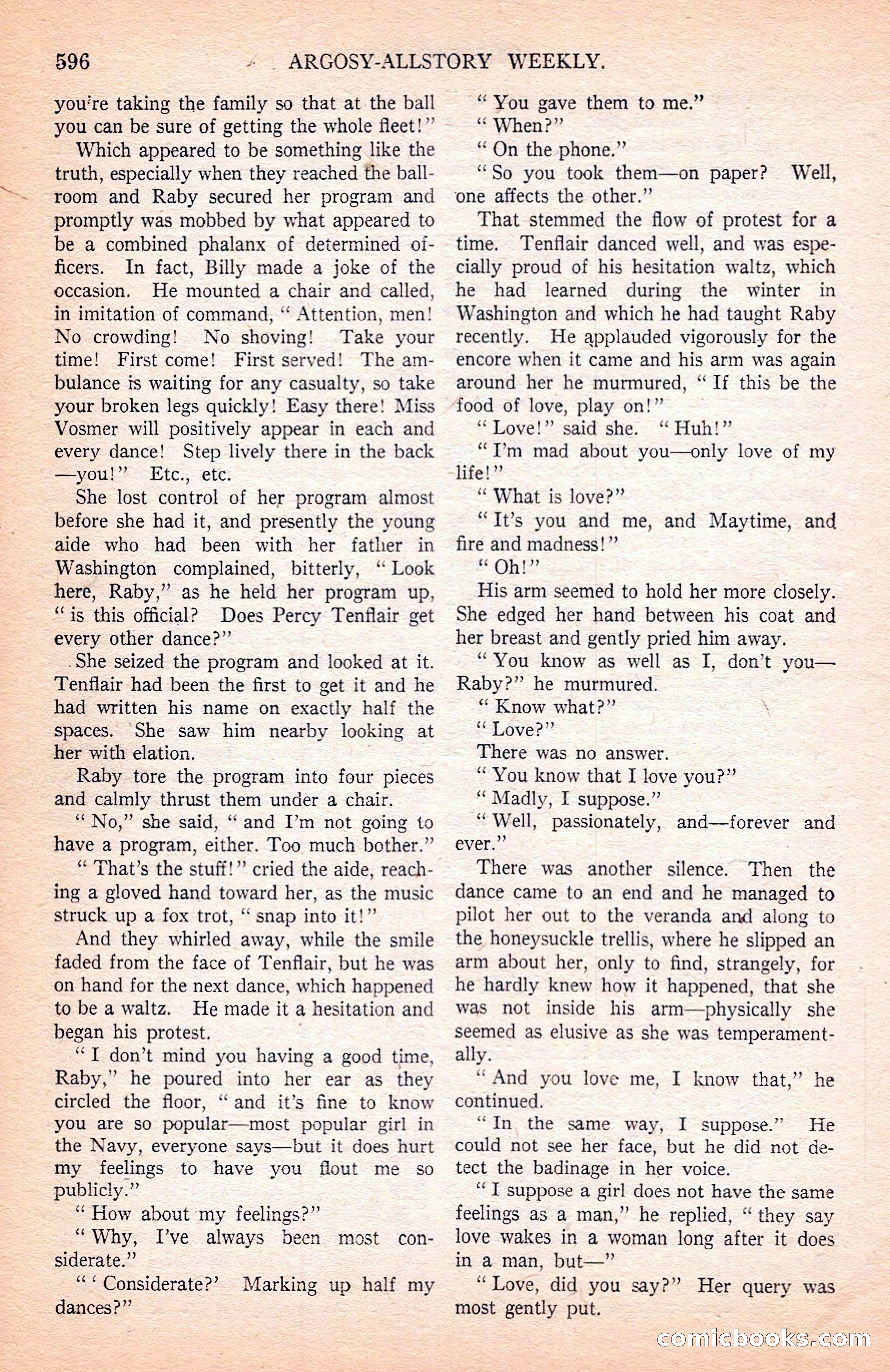 Argosy All-Story Weekly — page 118 of 164