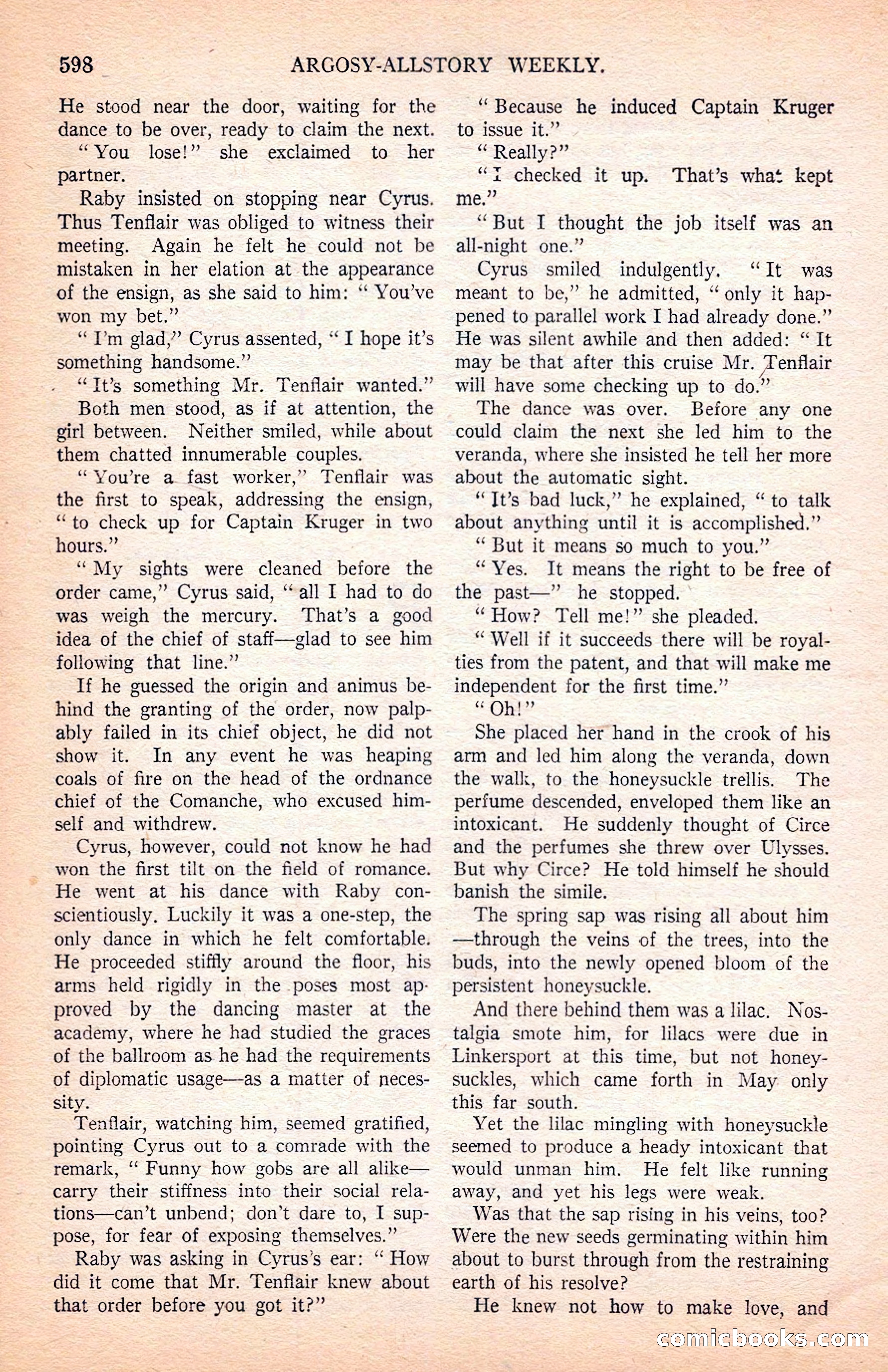 Argosy All-Story Weekly — page 120 of 164