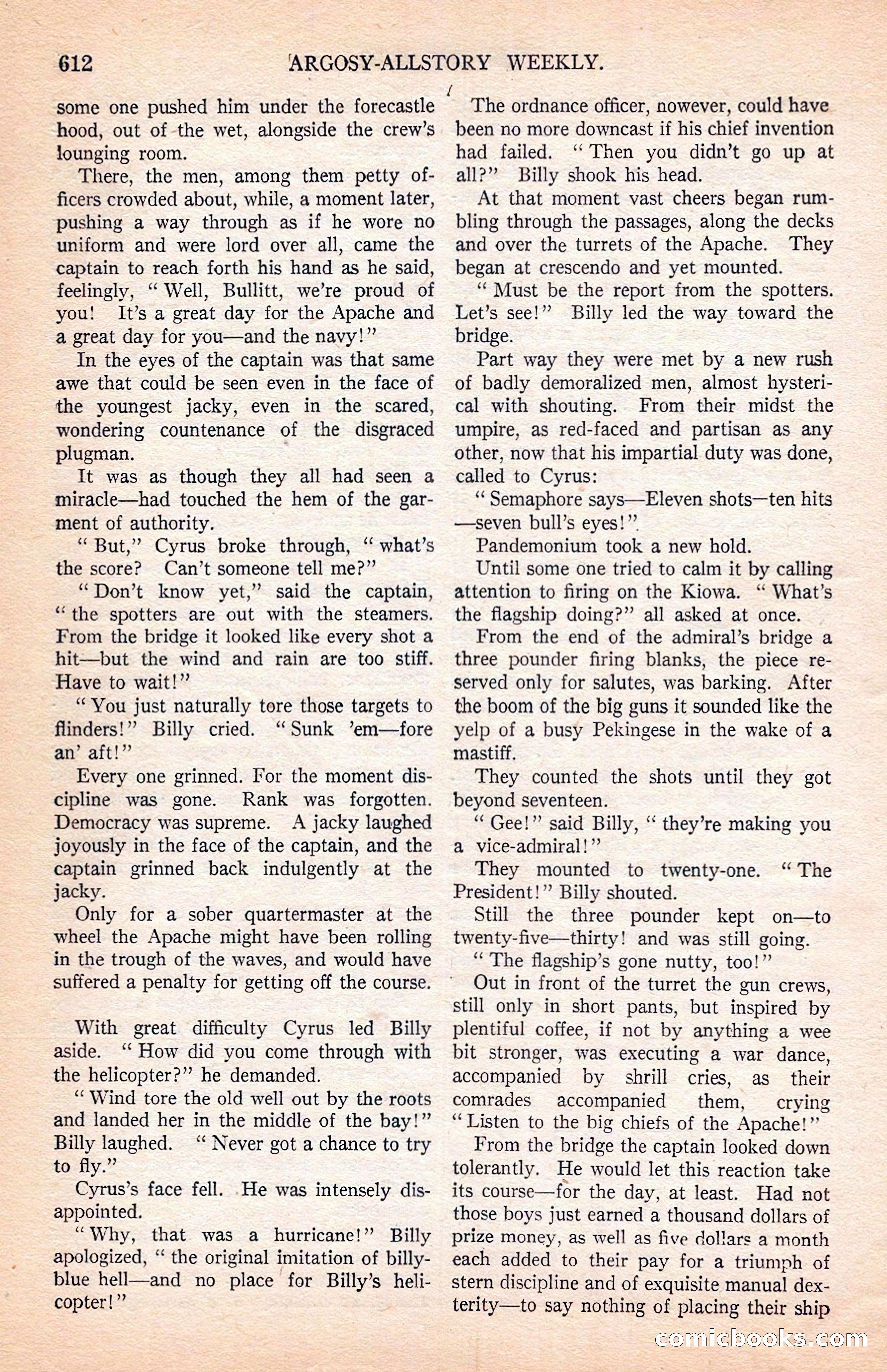 Argosy All-Story Weekly — page 134 of 164