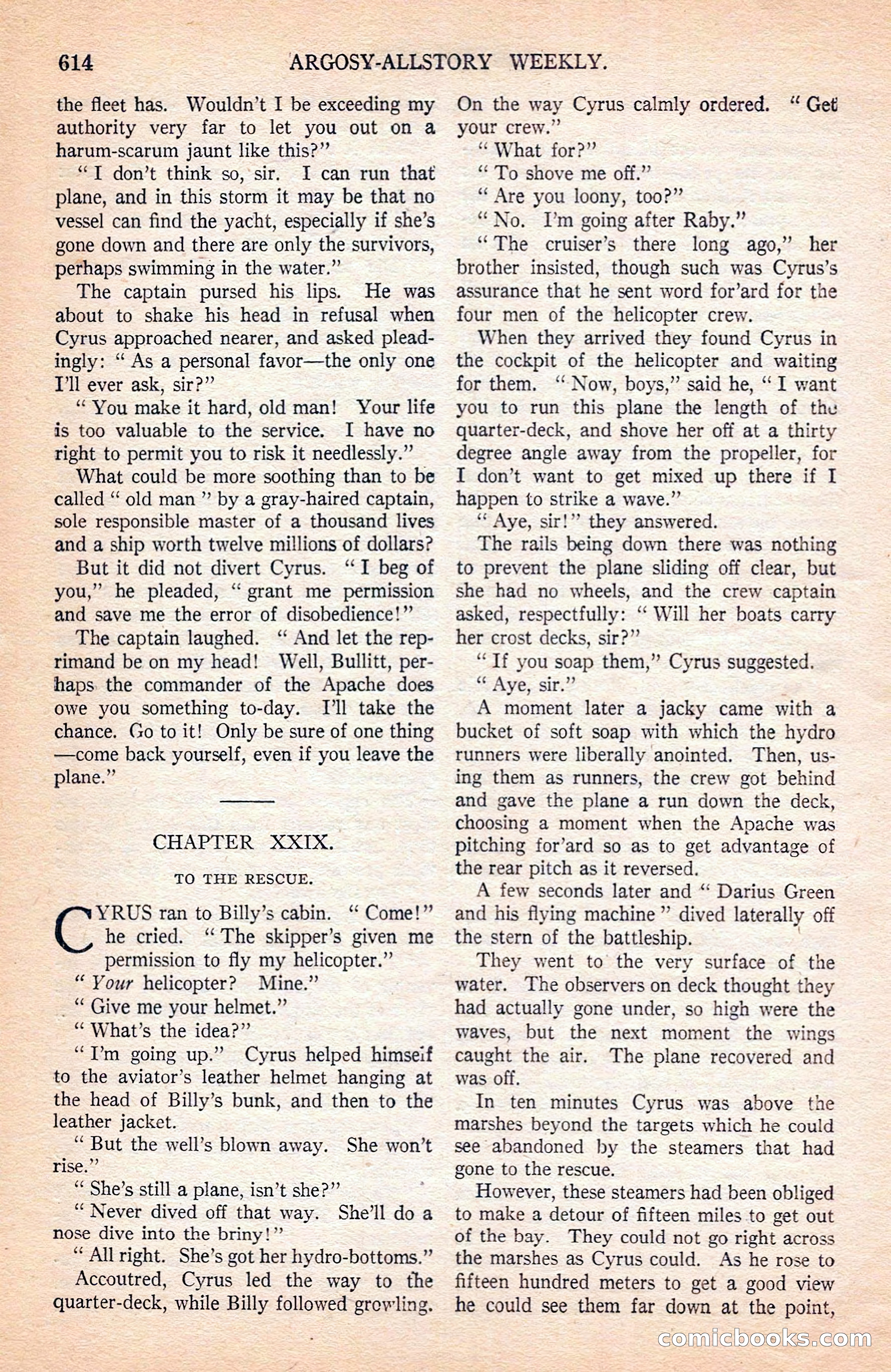 Argosy All-Story Weekly — page 136 of 164