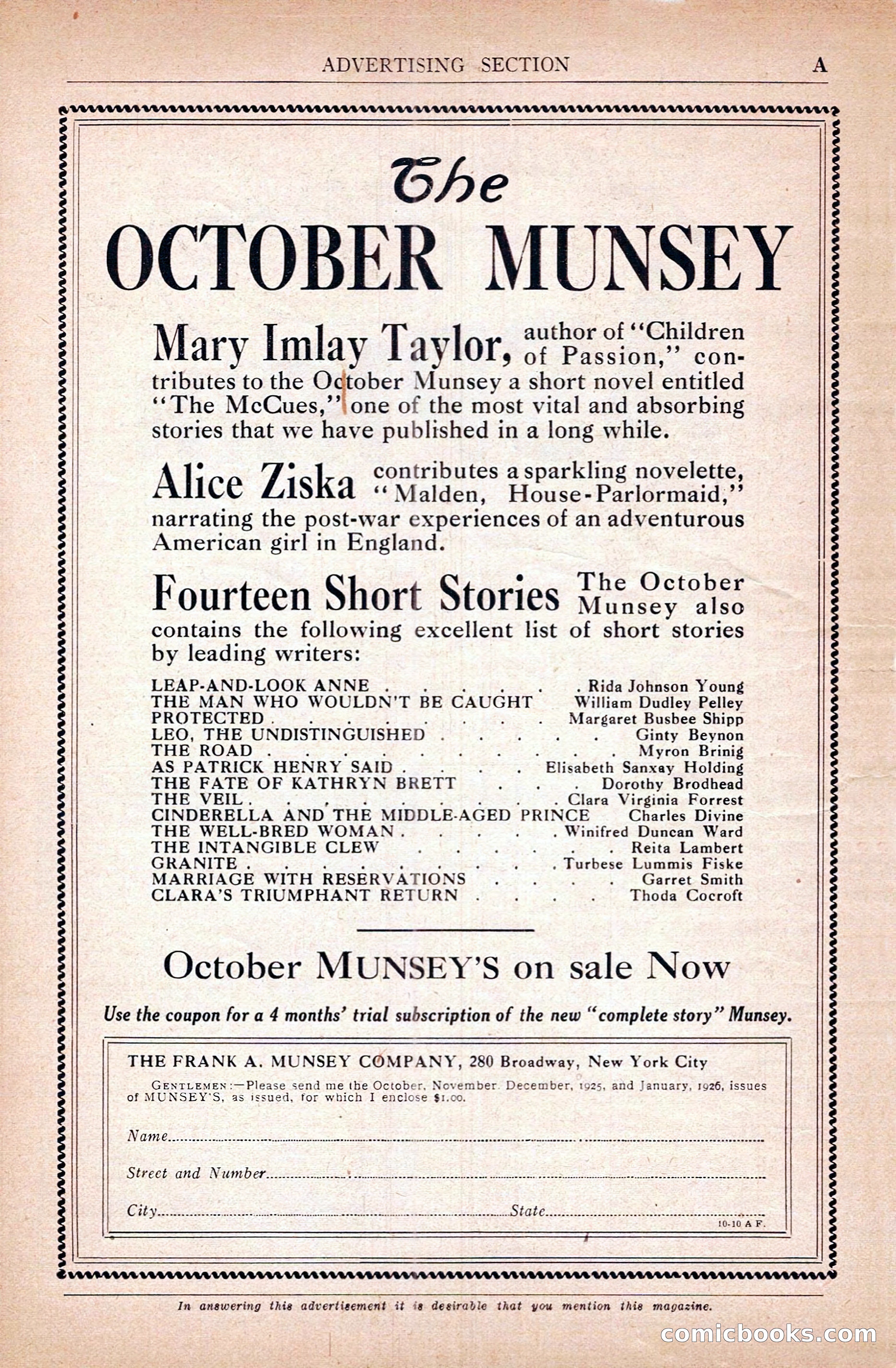 Argosy All-Story Weekly — page 8 of 172