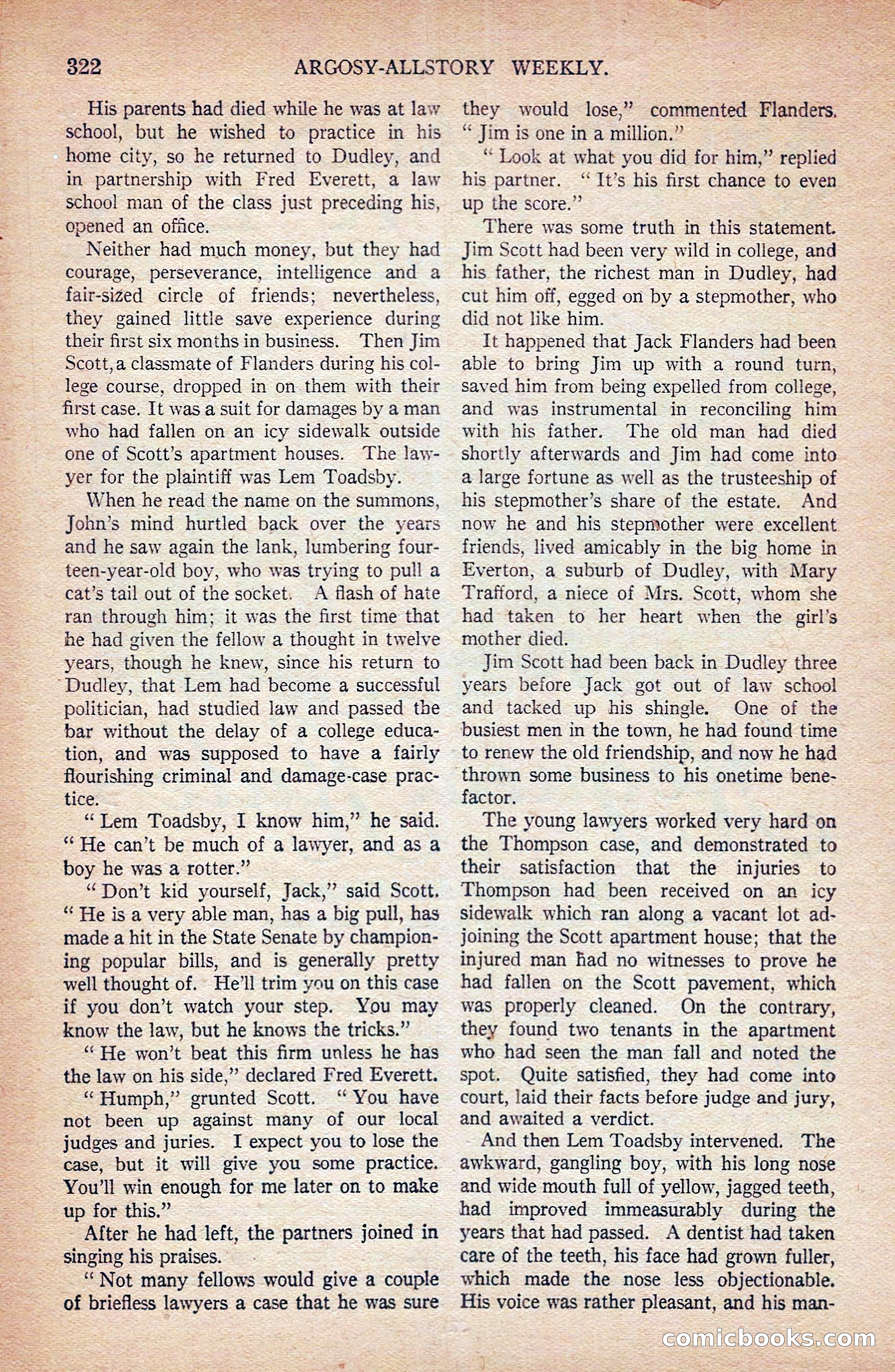 Argosy All-Story Weekly — page 12 of 172