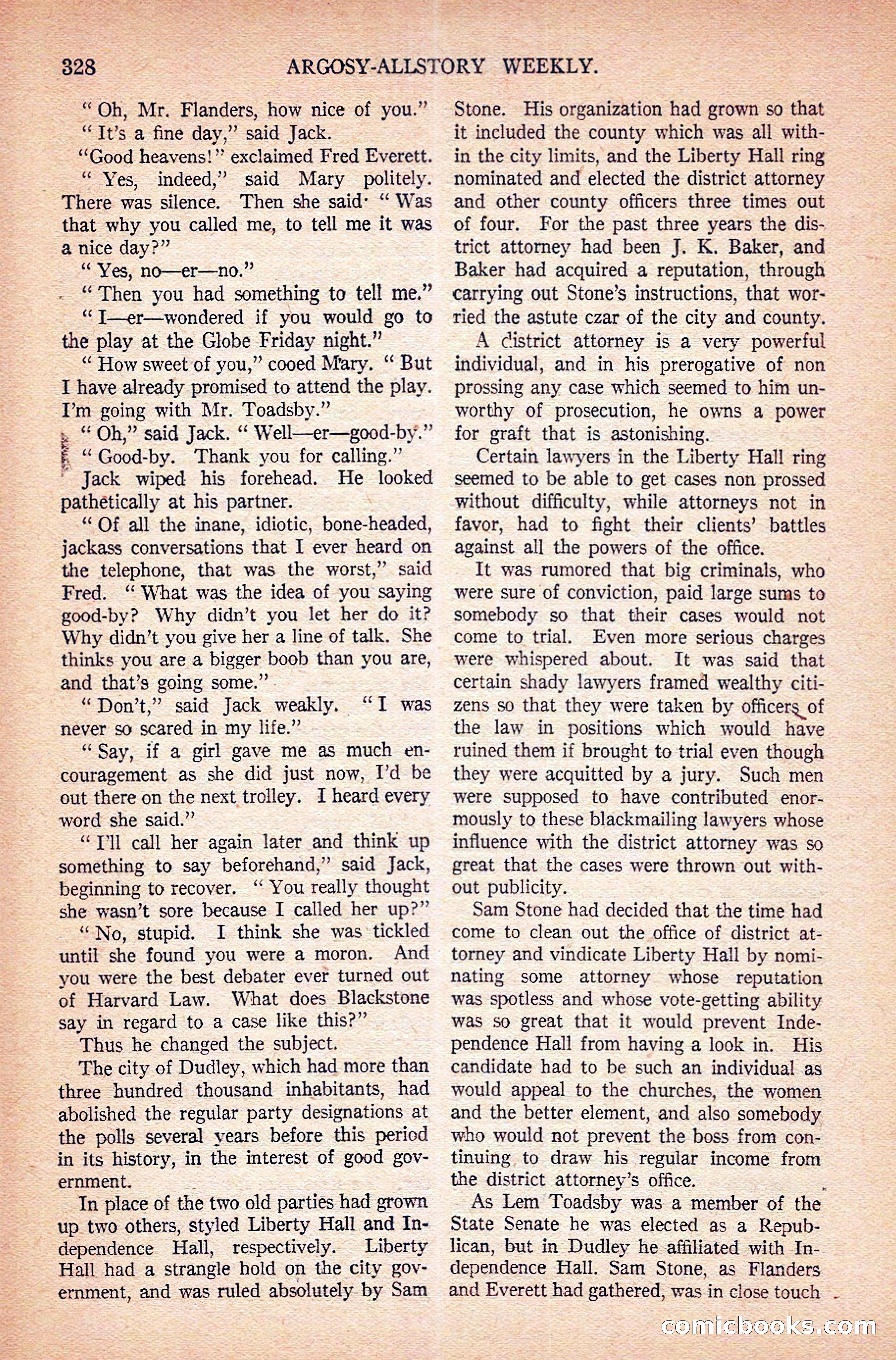 Argosy All-Story Weekly — page 18 of 172