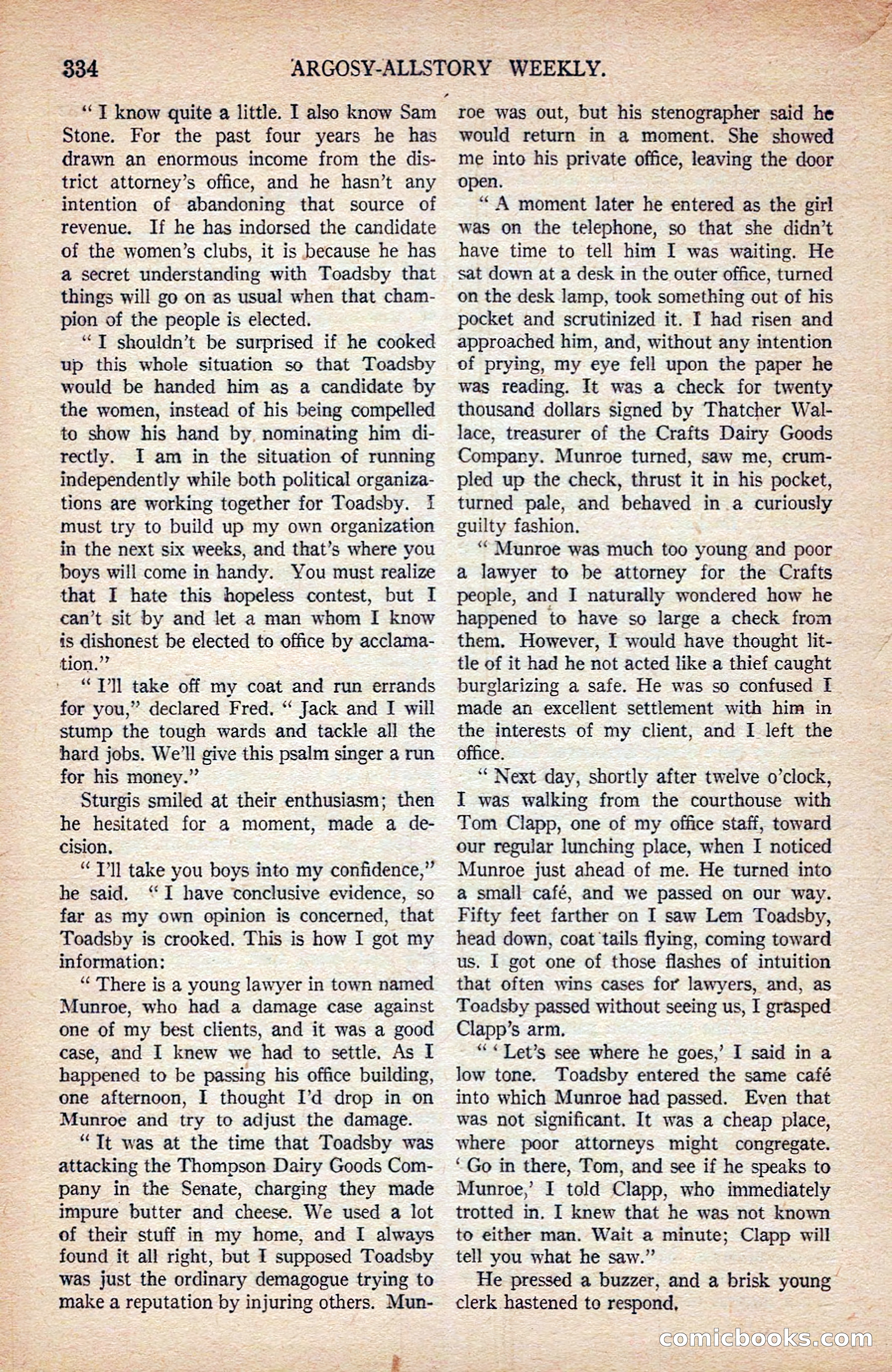 Argosy All-Story Weekly — page 24 of 172