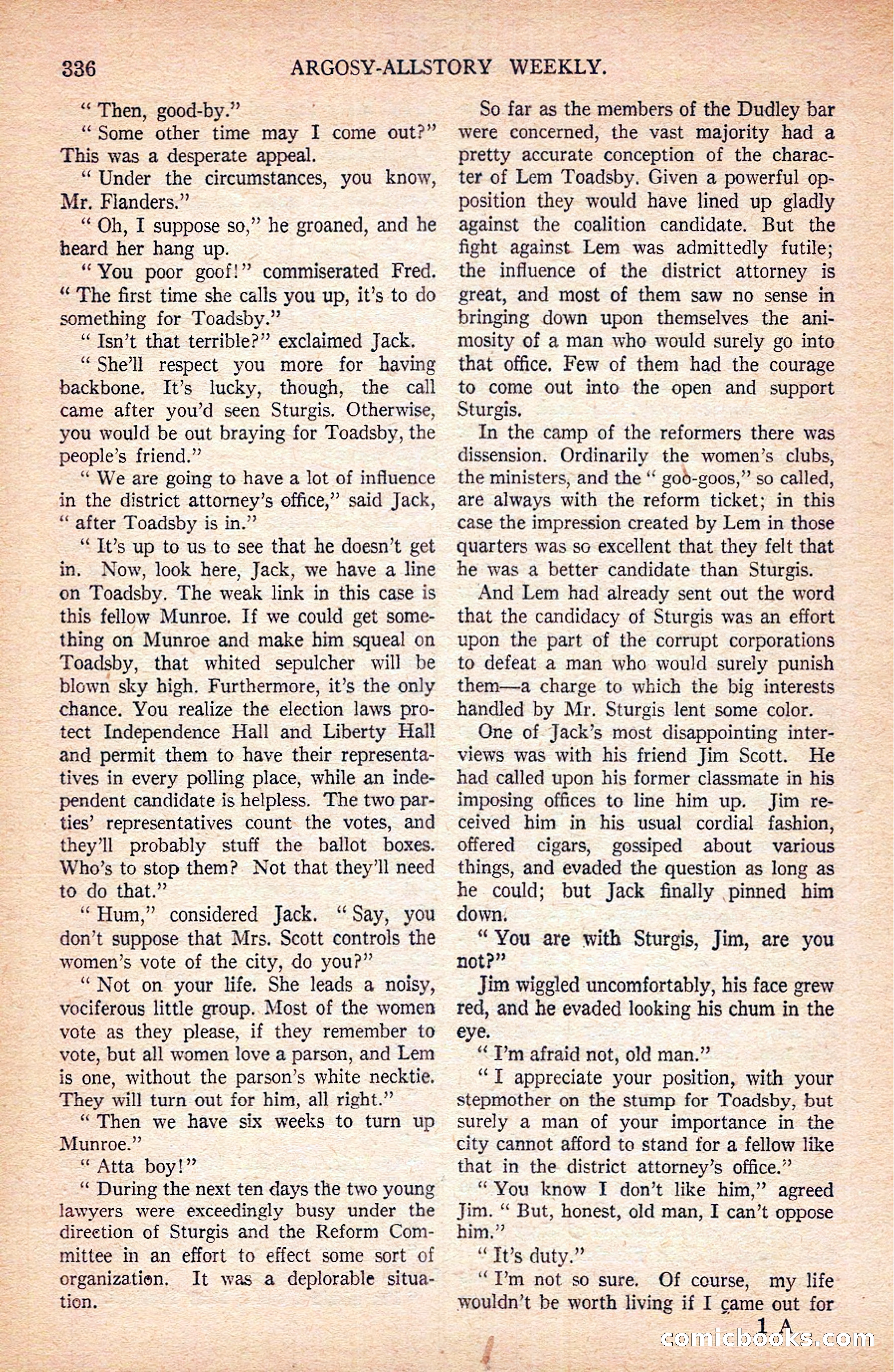 Argosy All-Story Weekly — page 26 of 172