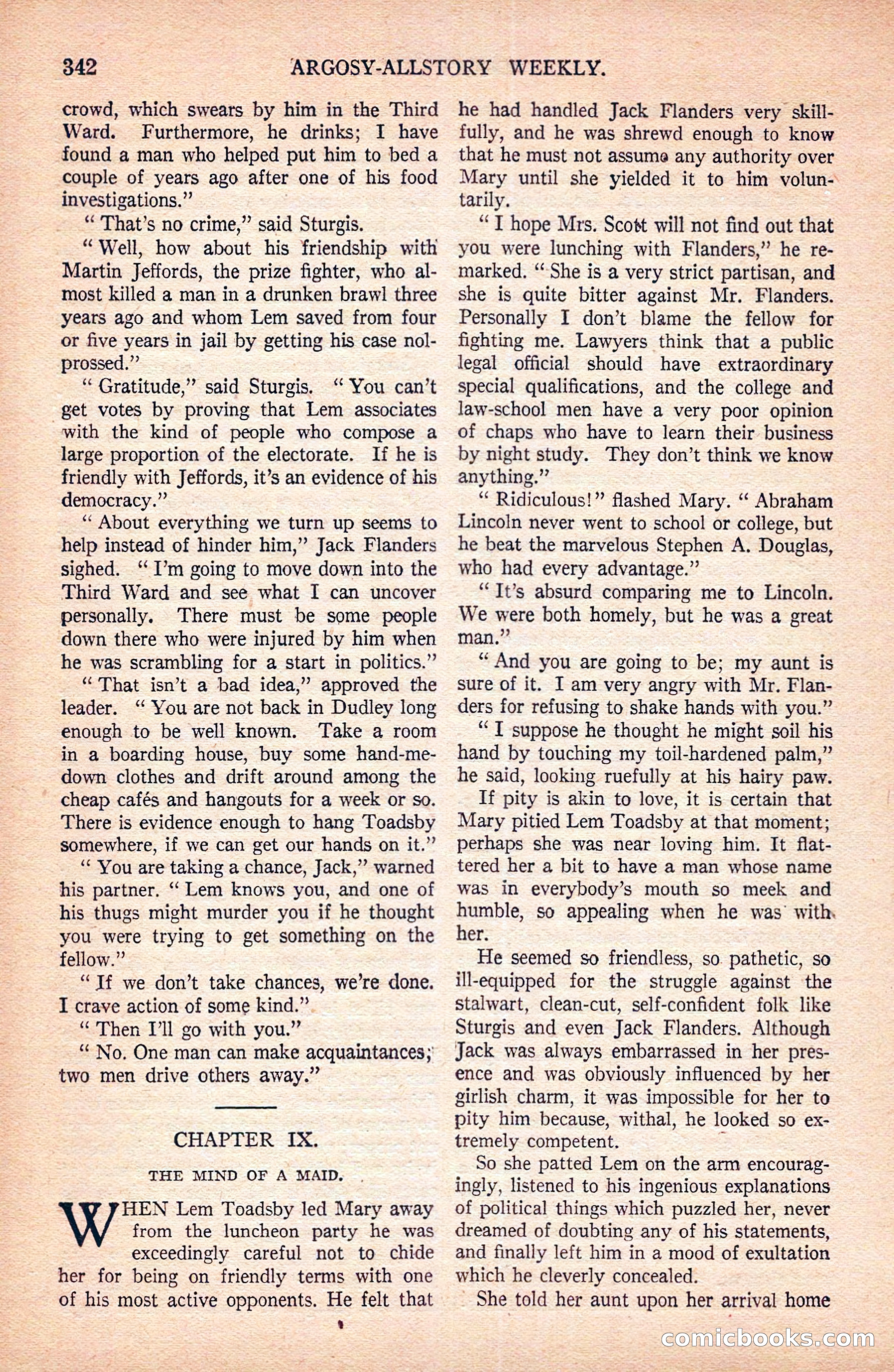Argosy All-Story Weekly — page 32 of 172