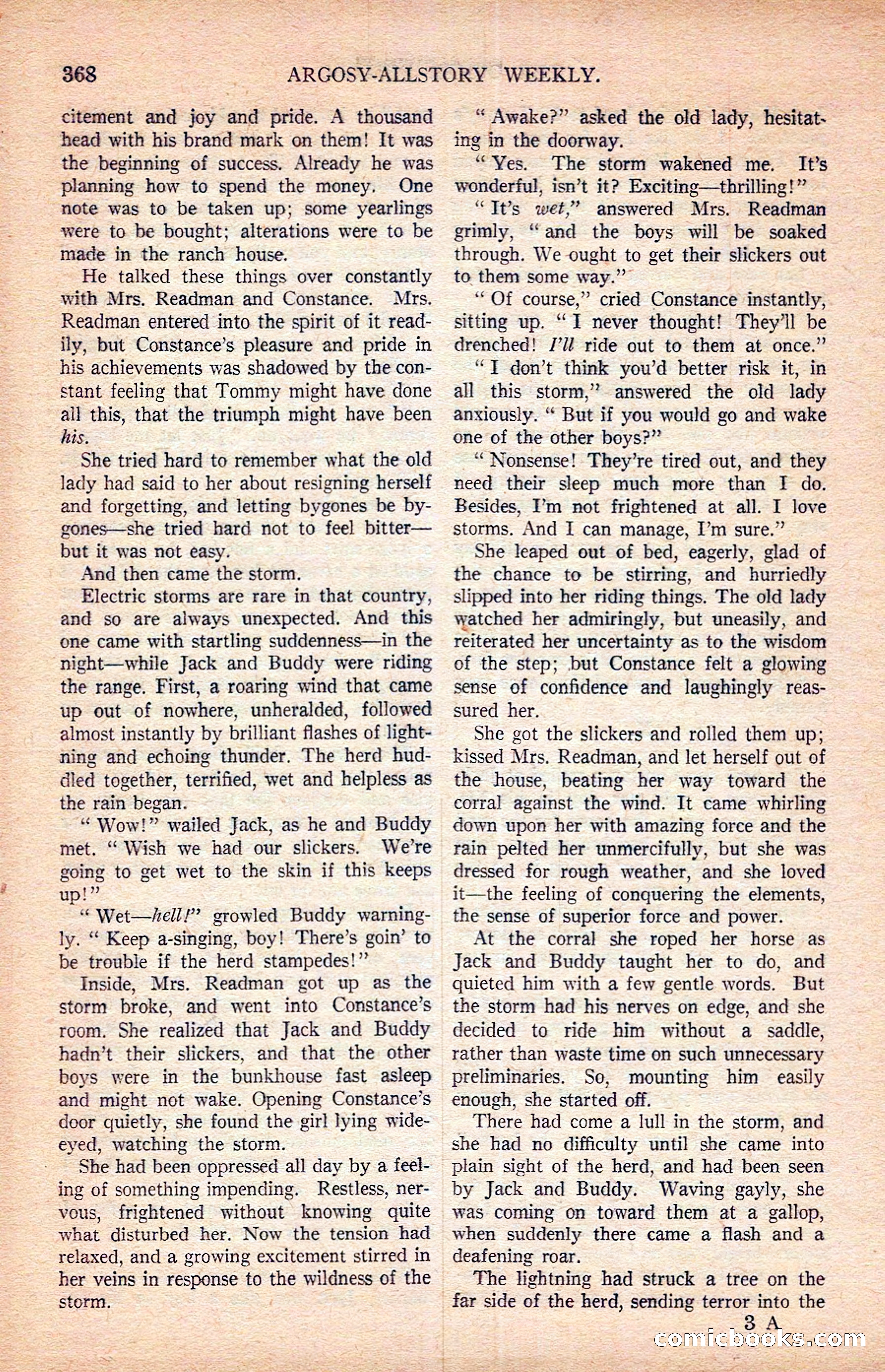 Argosy All-Story Weekly — page 58 of 172