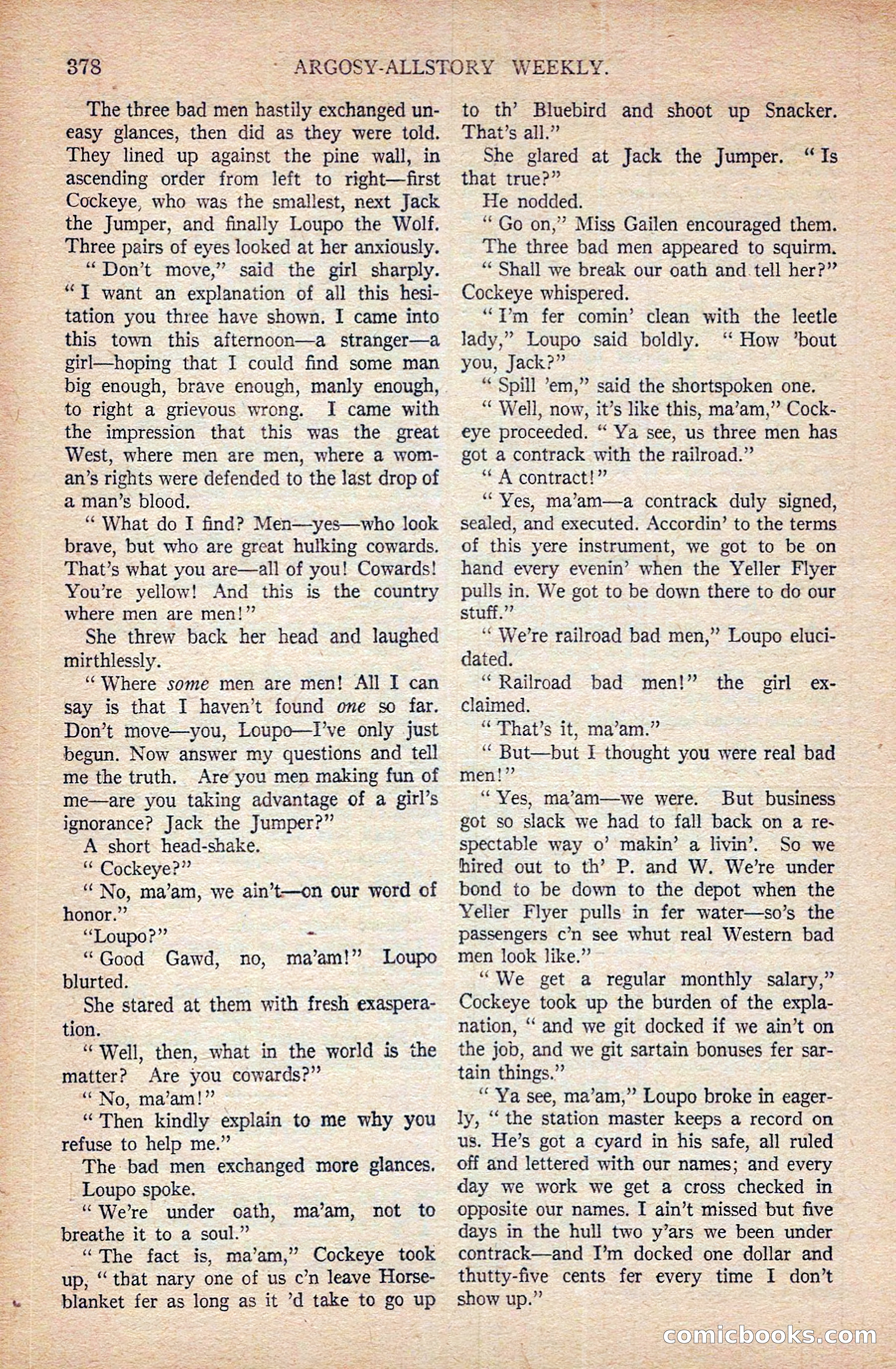 Argosy All-Story Weekly — page 68 of 172