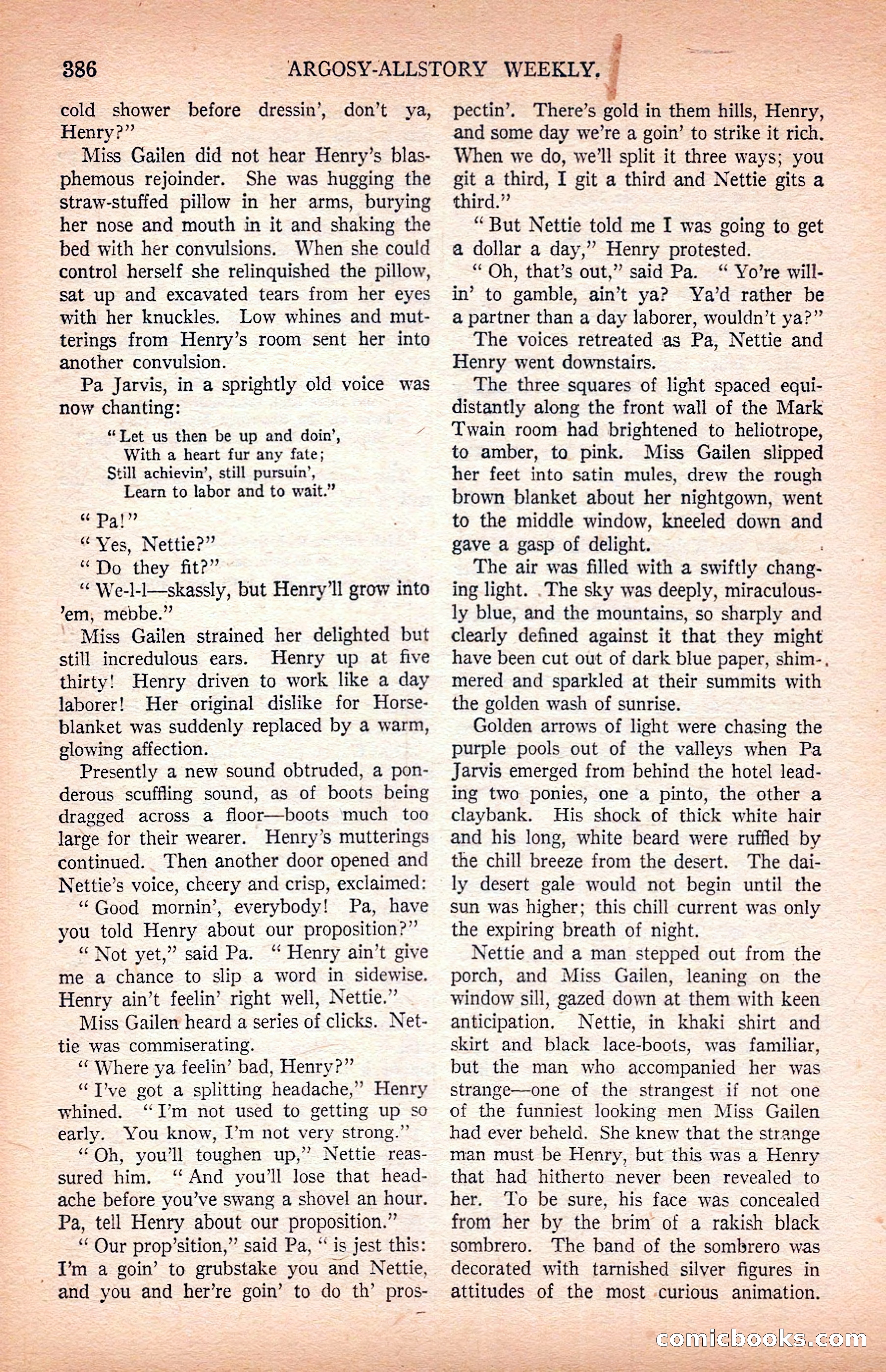 Argosy All-Story Weekly — page 76 of 172