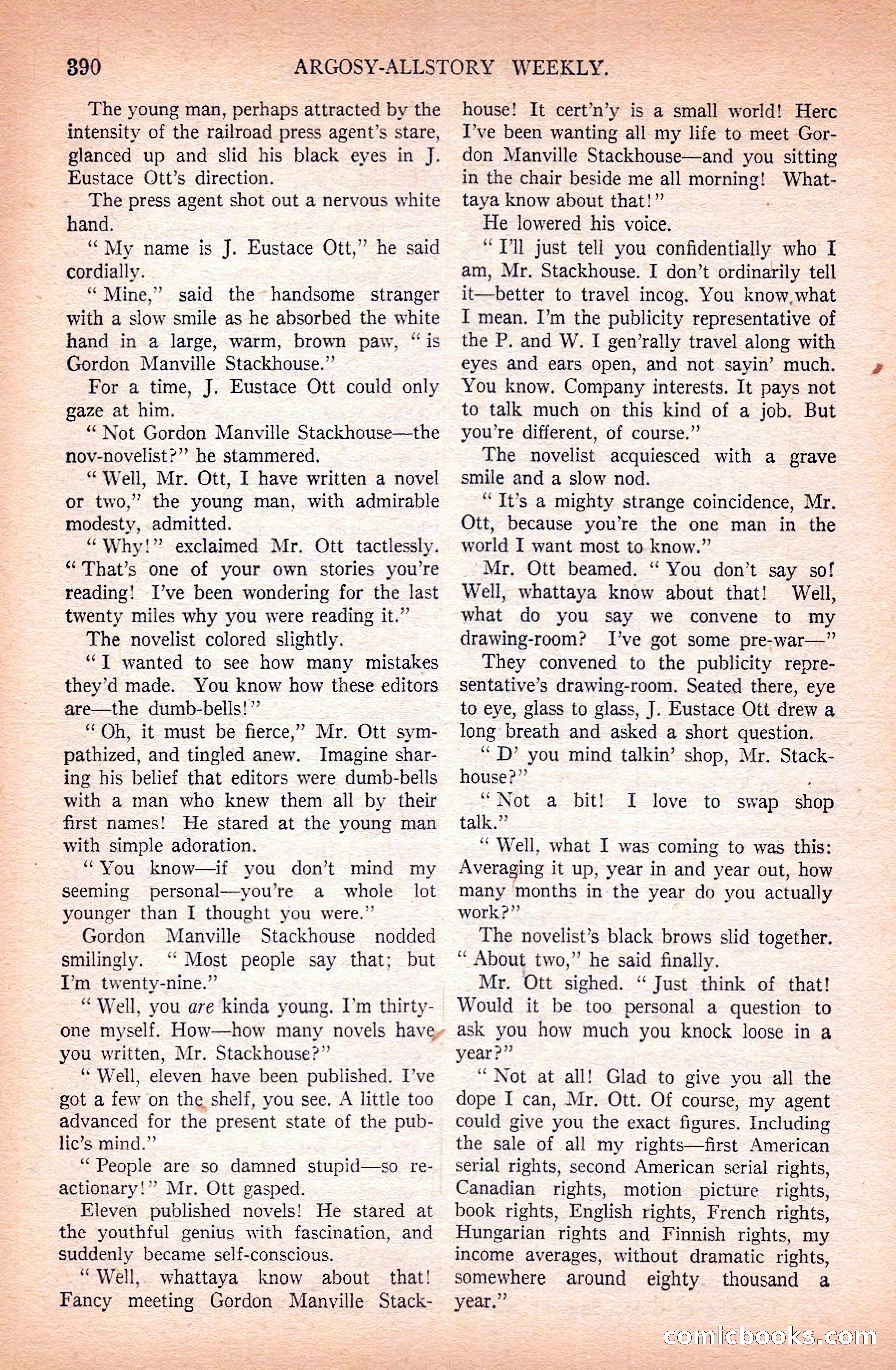 Argosy All-Story Weekly — page 80 of 172