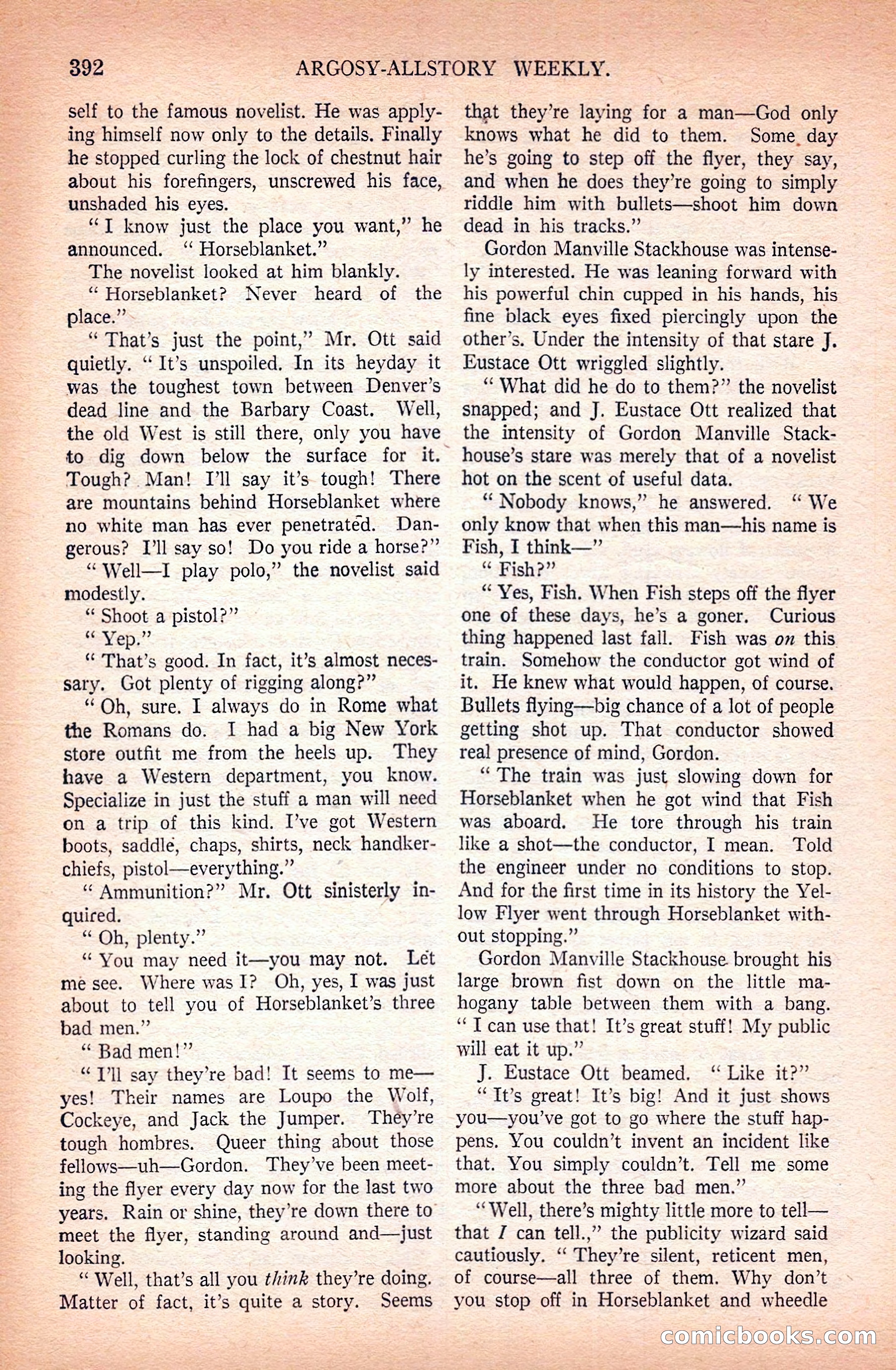 Argosy All-Story Weekly — page 82 of 172