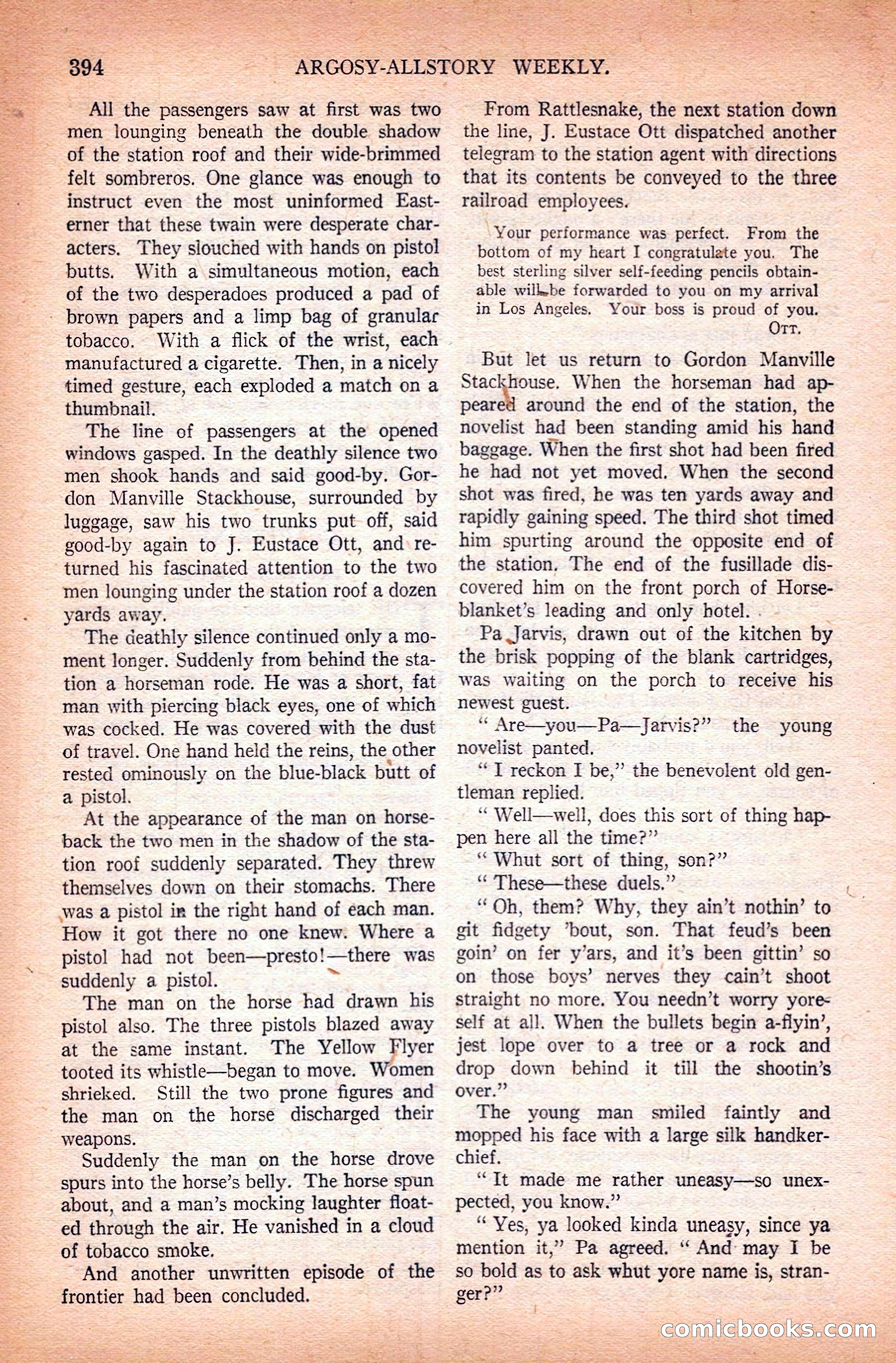 Argosy All-Story Weekly — page 84 of 172