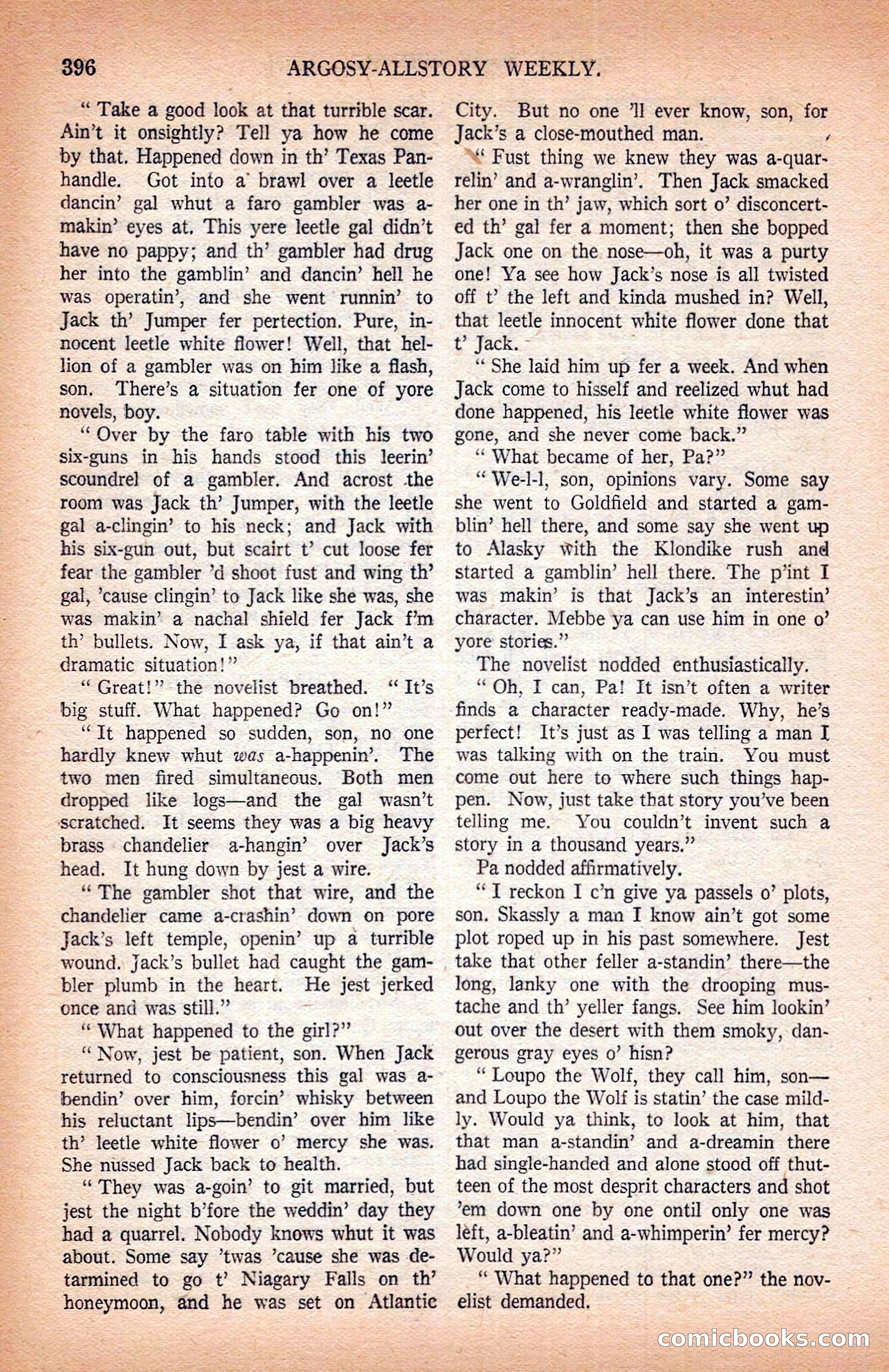 Argosy All-Story Weekly — page 86 of 172