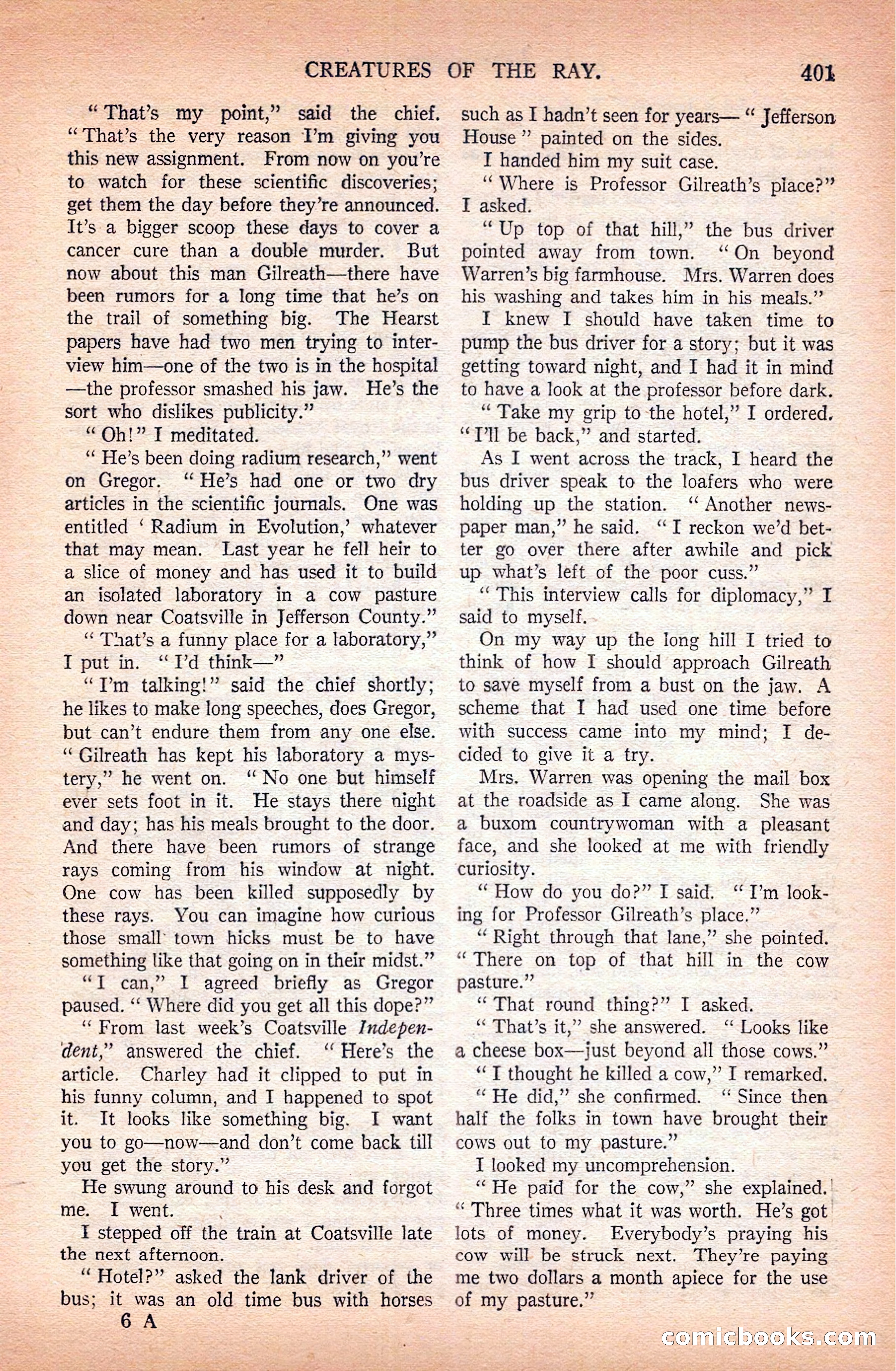 Argosy All-Story Weekly — page 91 of 172