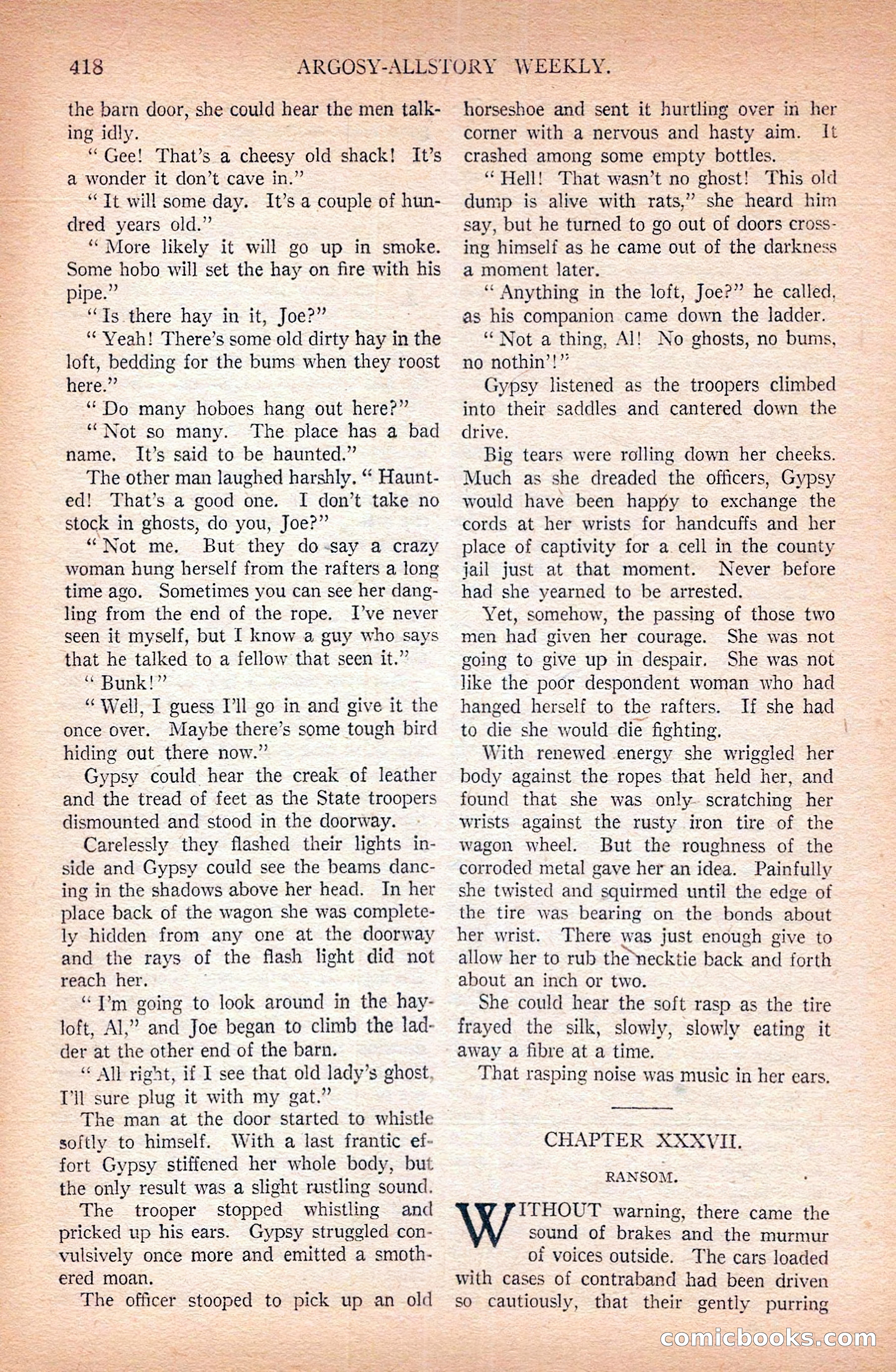 Argosy All-Story Weekly — page 108 of 172
