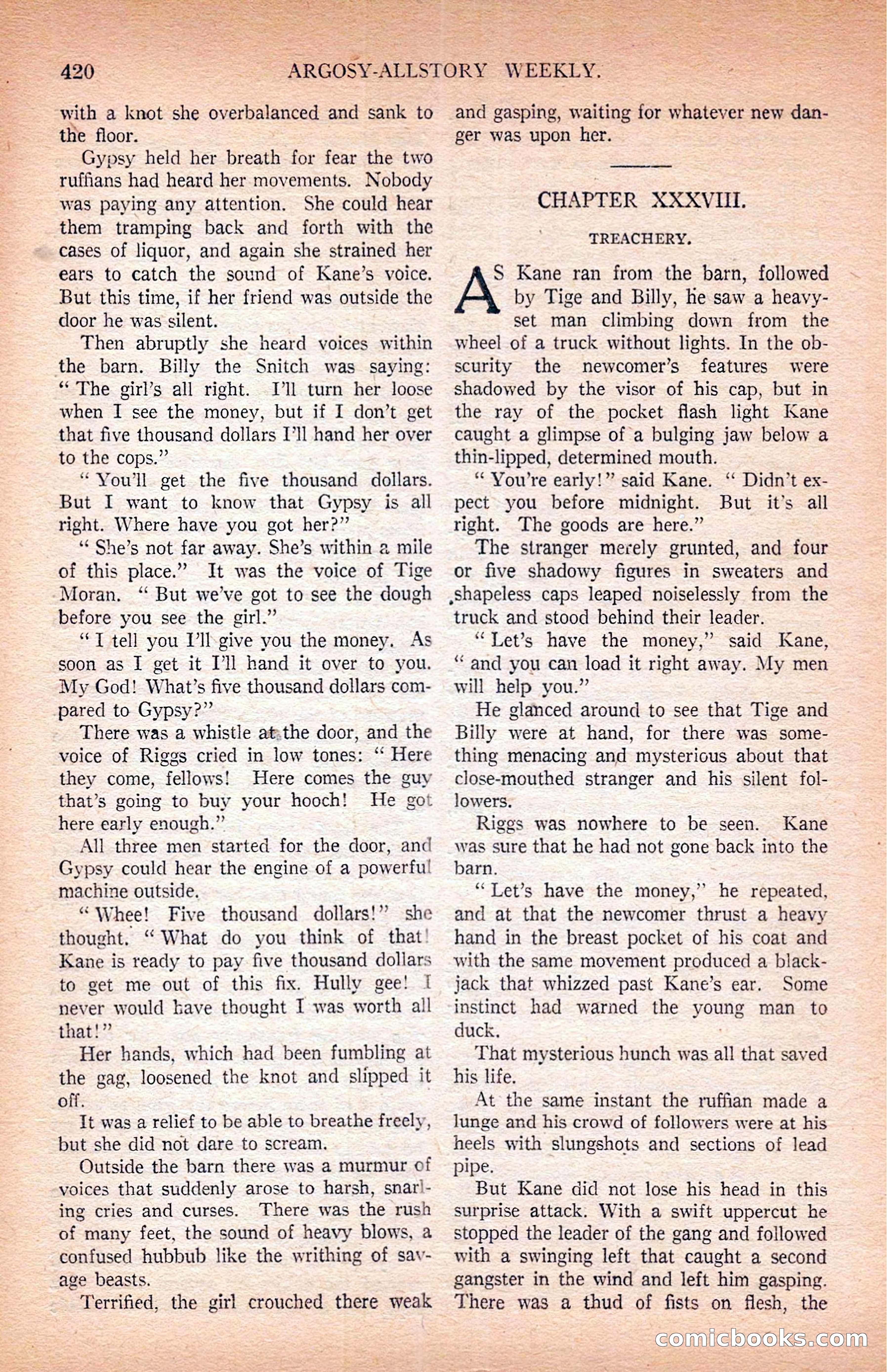 Argosy All-Story Weekly — page 110 of 172
